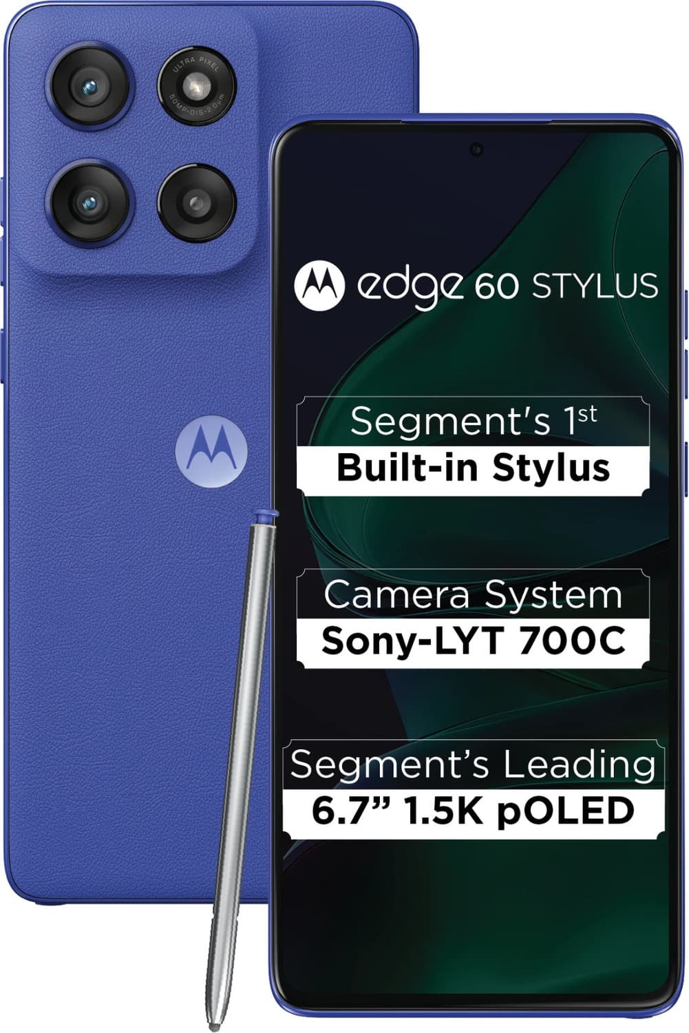 MOTOROLA Edge 60 Stylus (PANTONE Surf the Web, 256 GB)