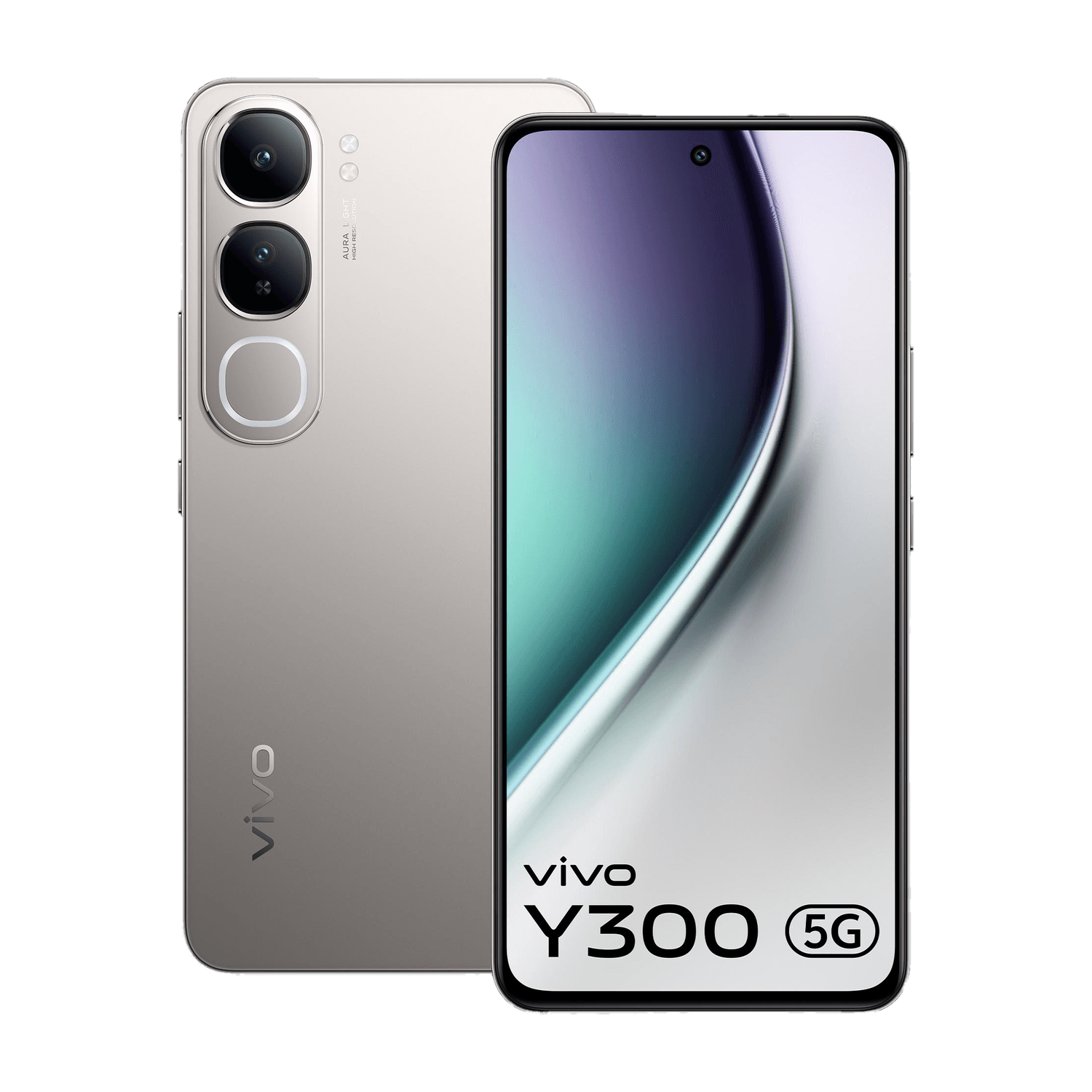 vivo Y300 5G (Titanium Silver, 256 GB)