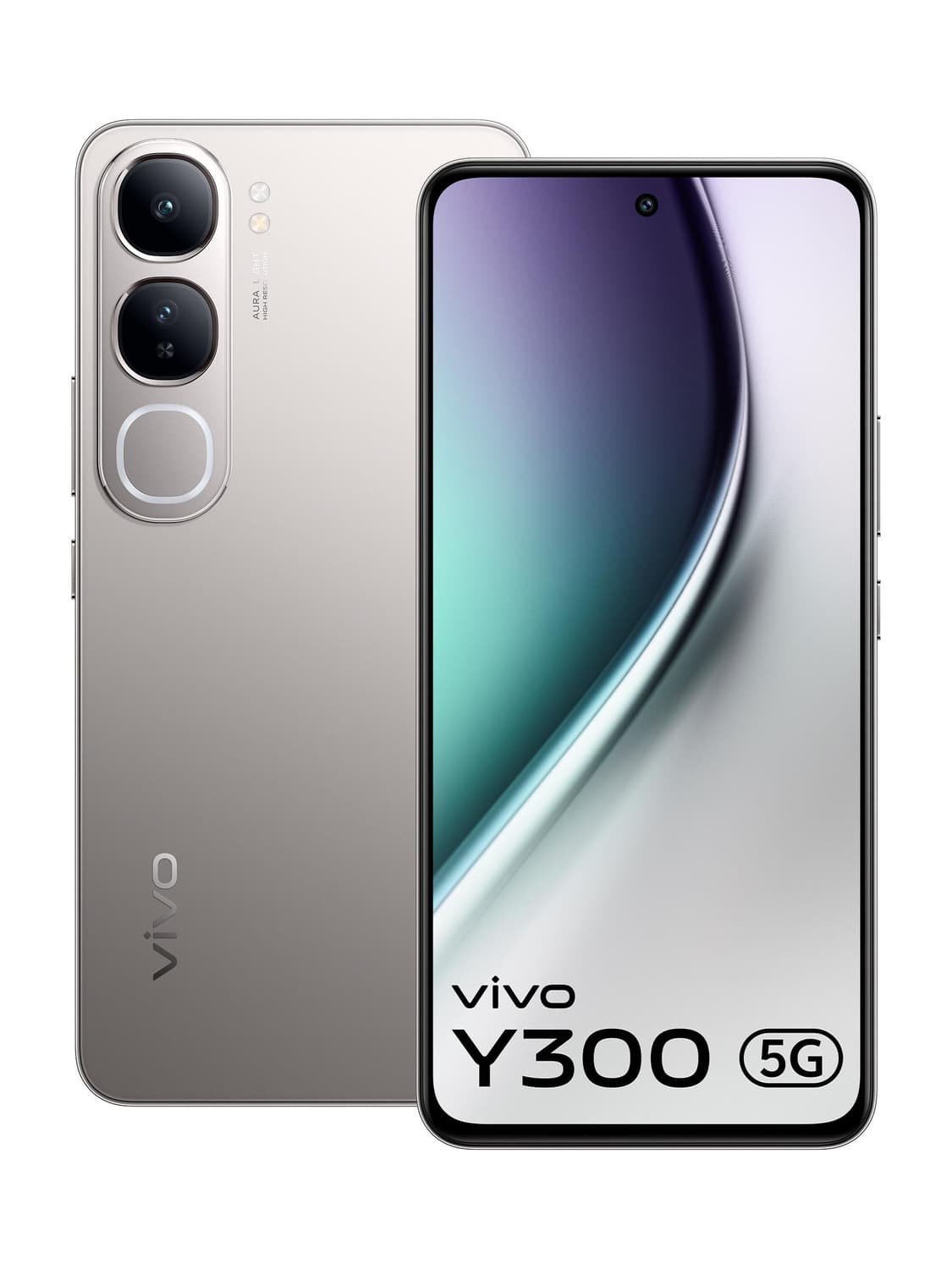 vivo Y300 5G (Titanium Silver, 128 GB)