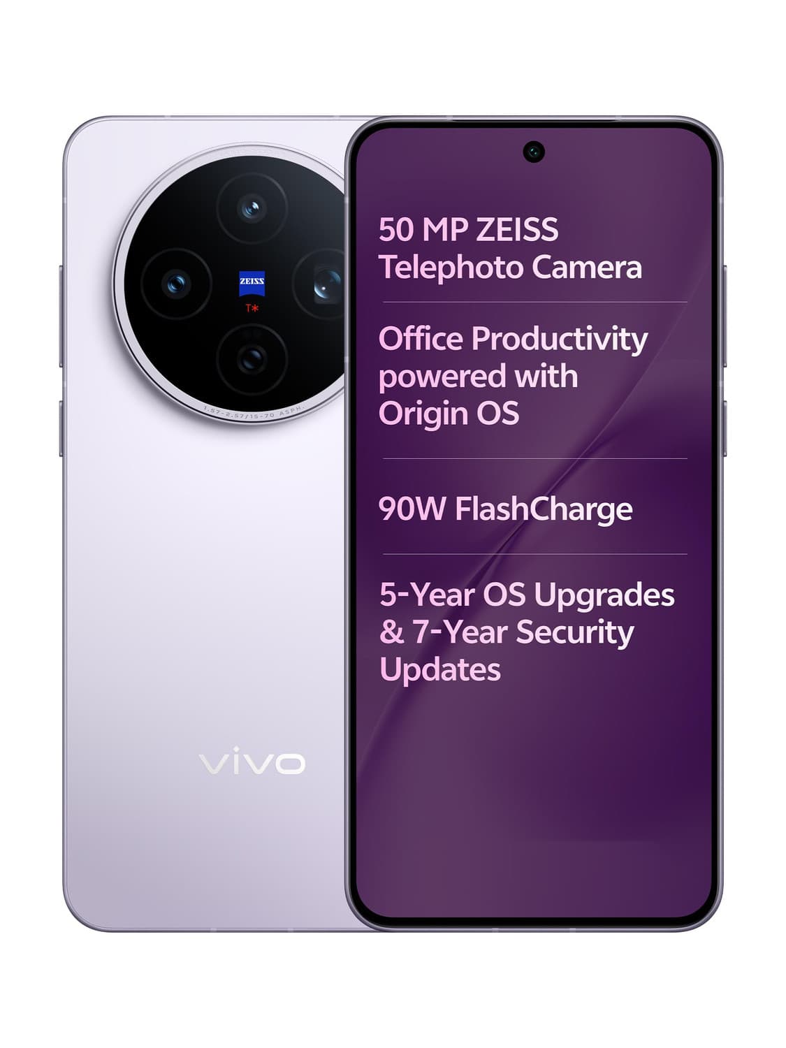 vivo X200T (Seaside Lilac, 256 GB)
