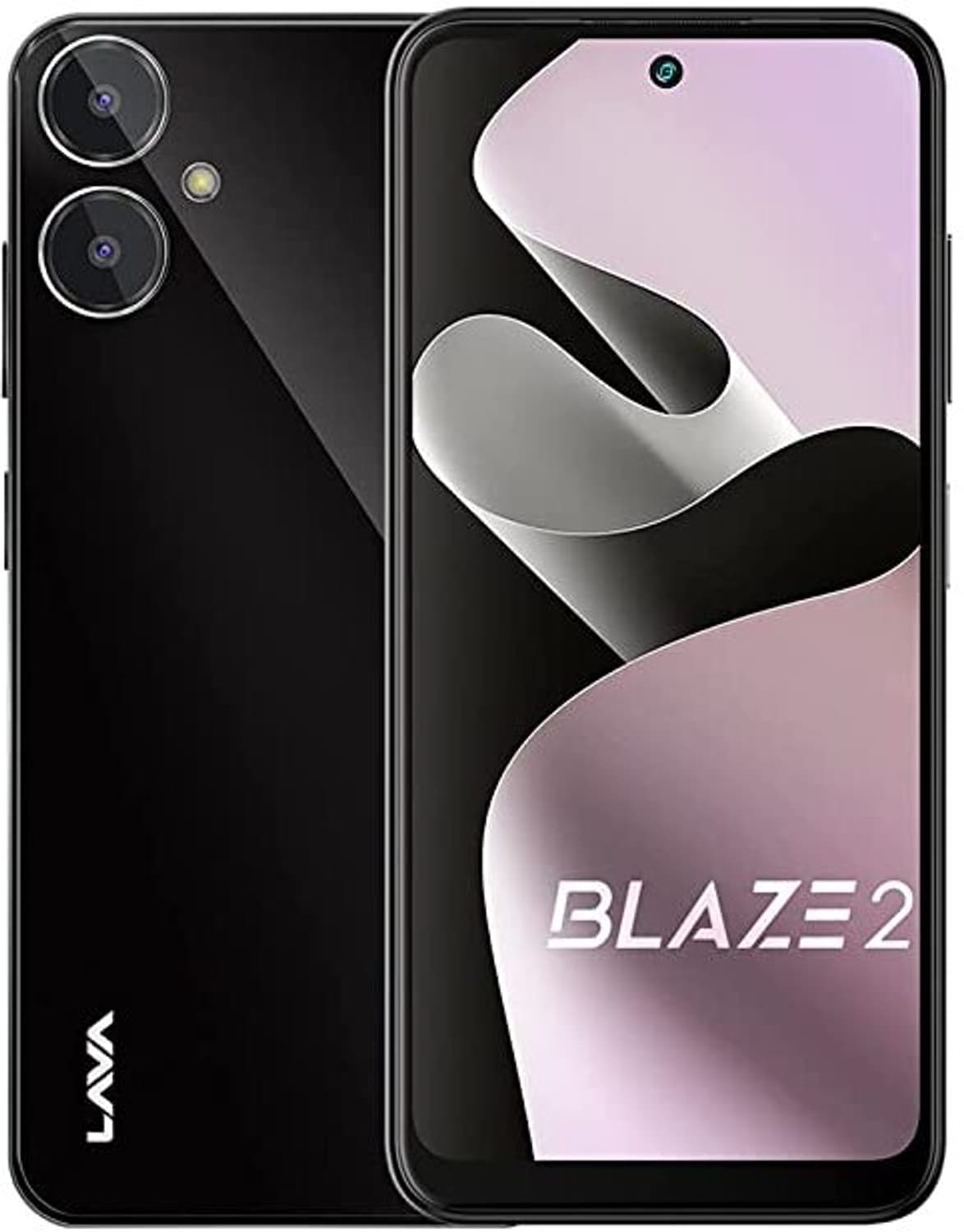 LAVA Blaze 2 (Glass Black, 128 GB)