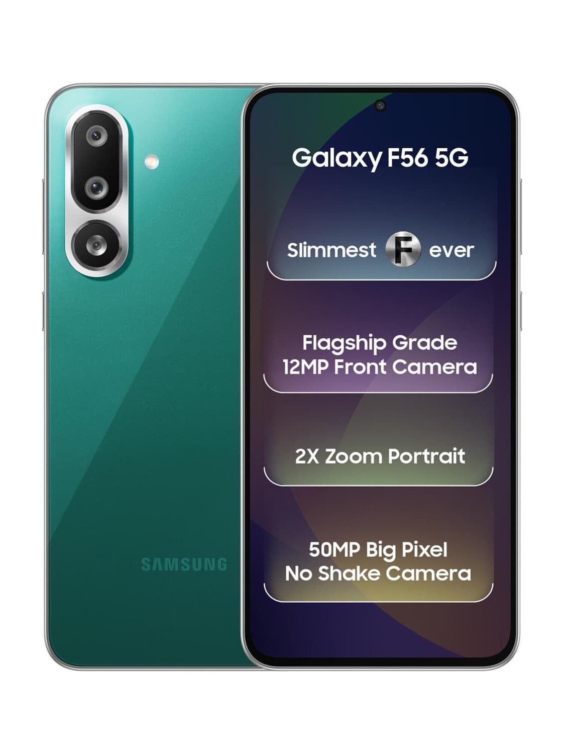 SAMSUNG Galaxy F56 5G (Green, 256 GB)