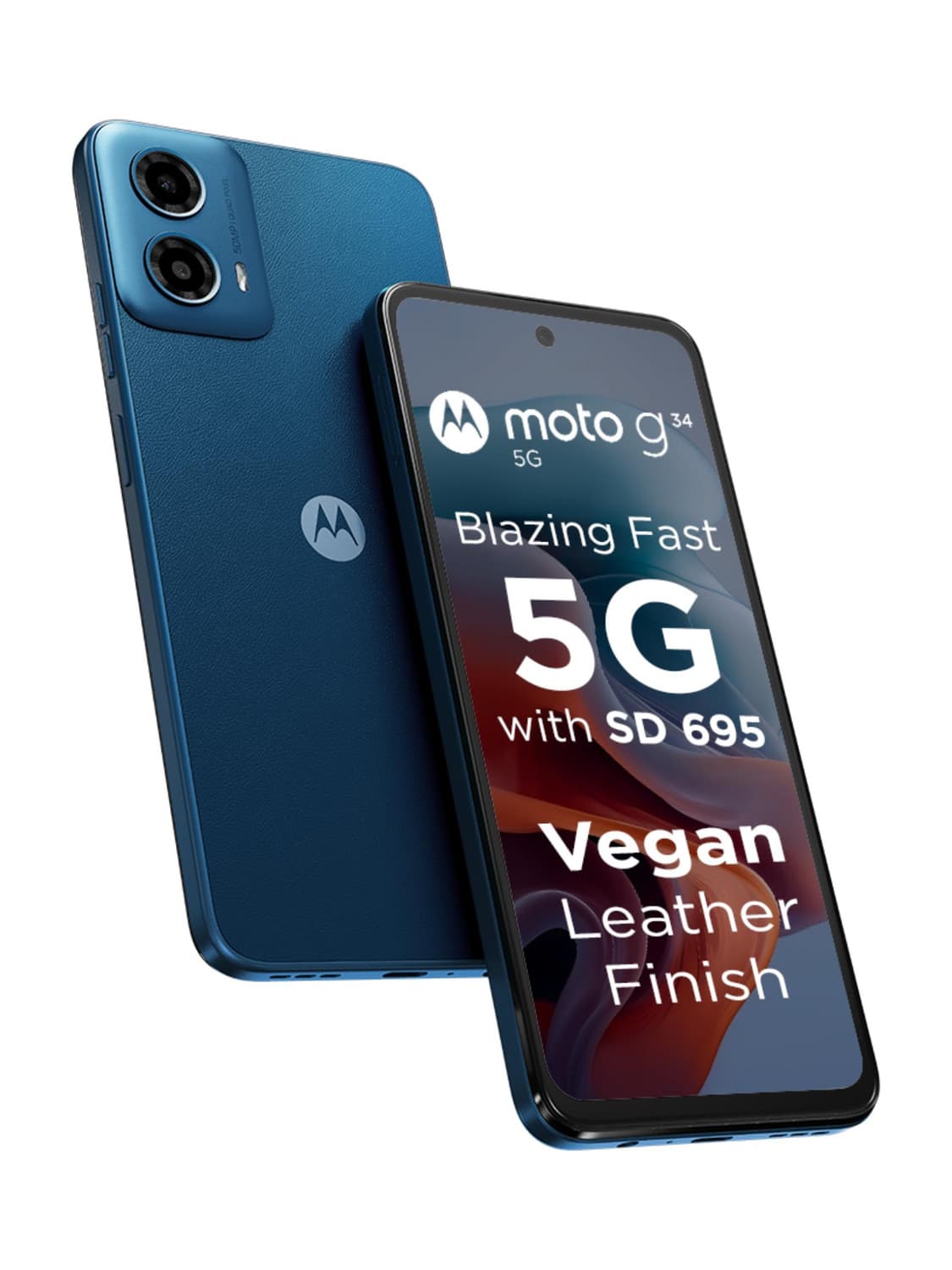 MOTOROLA G34 5G (Ocean Green, 128 GB)