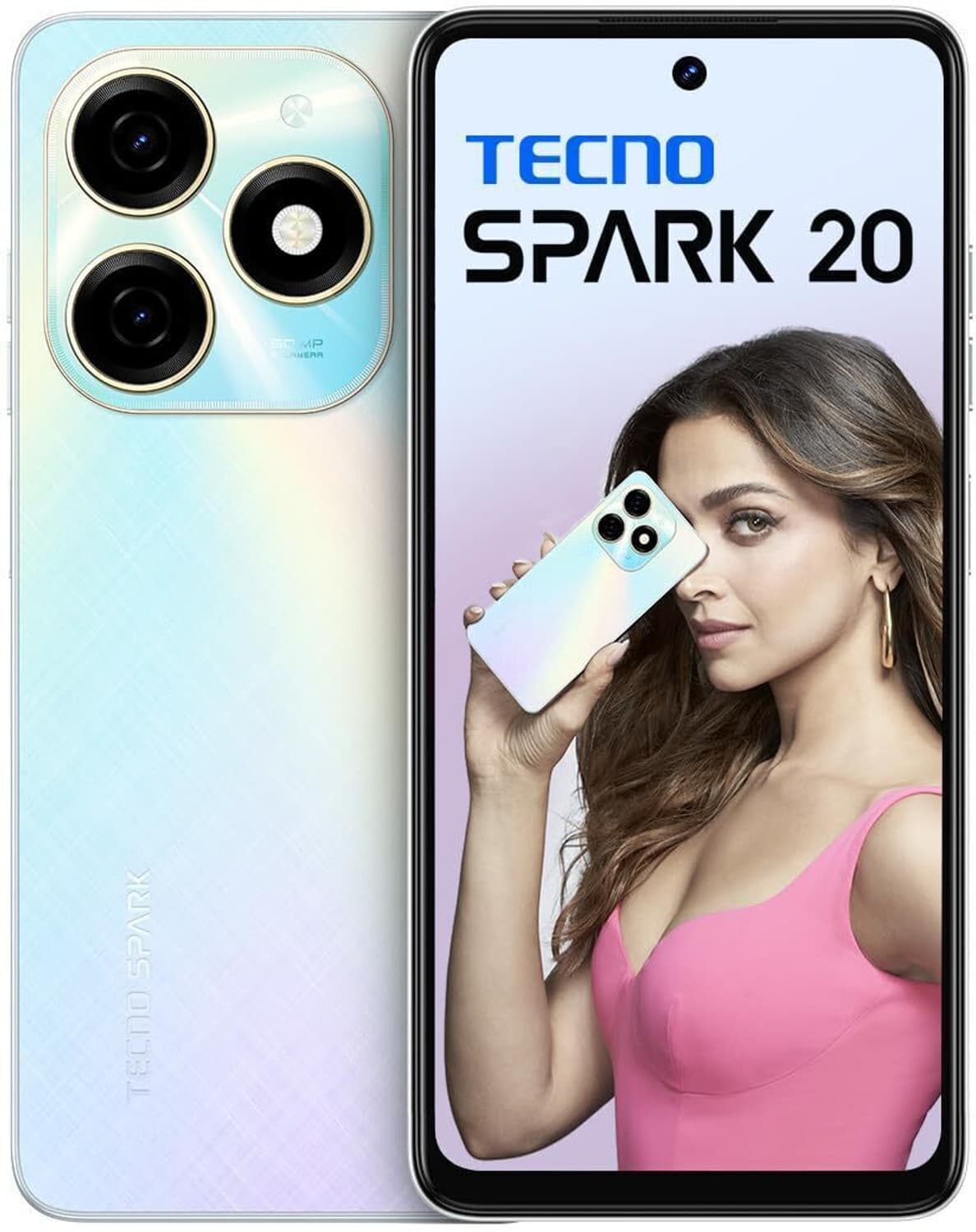 Tecno Spark 20 (Cyber White, 128 GB)