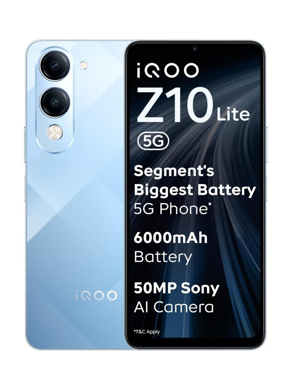 IQOO Z10 Lite 5G (Titanium Blue, 128 GB)