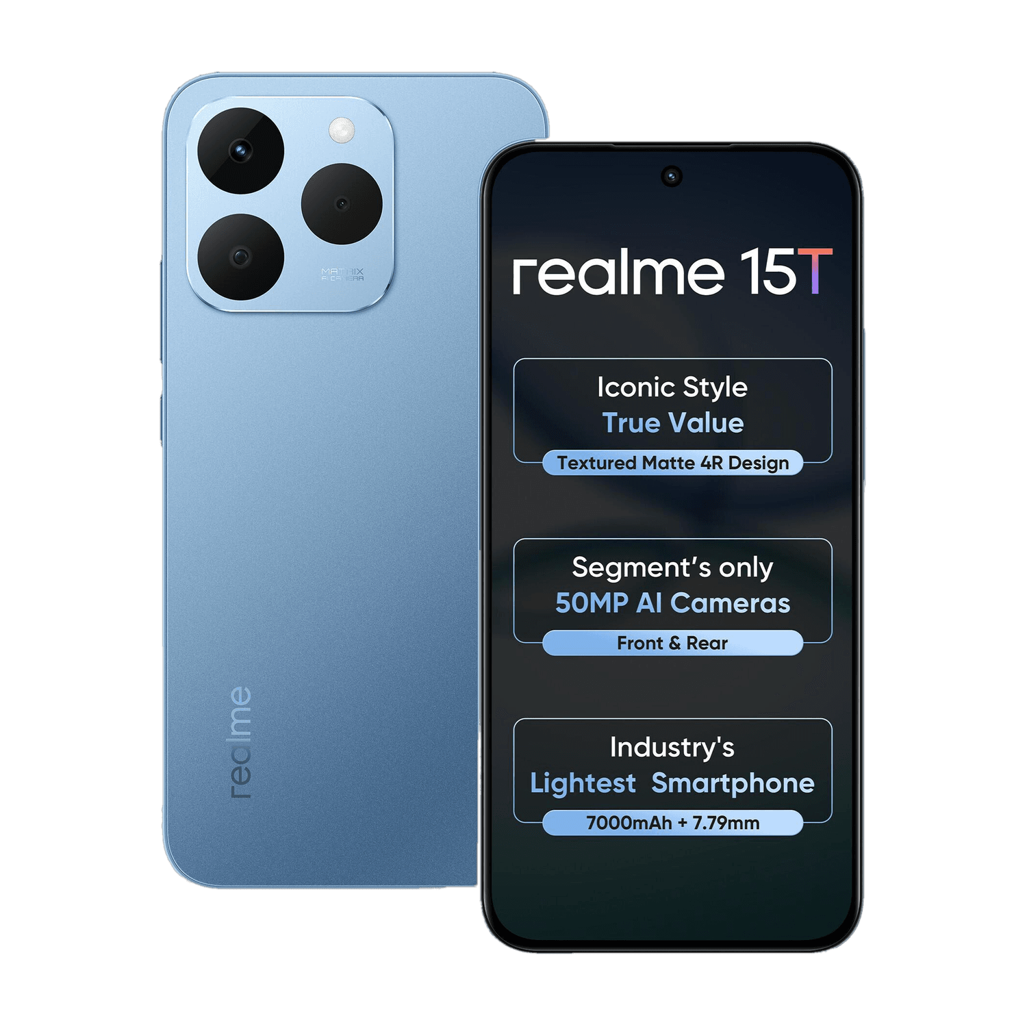 realme 15T 5G (Silk Blue, 256 GB)