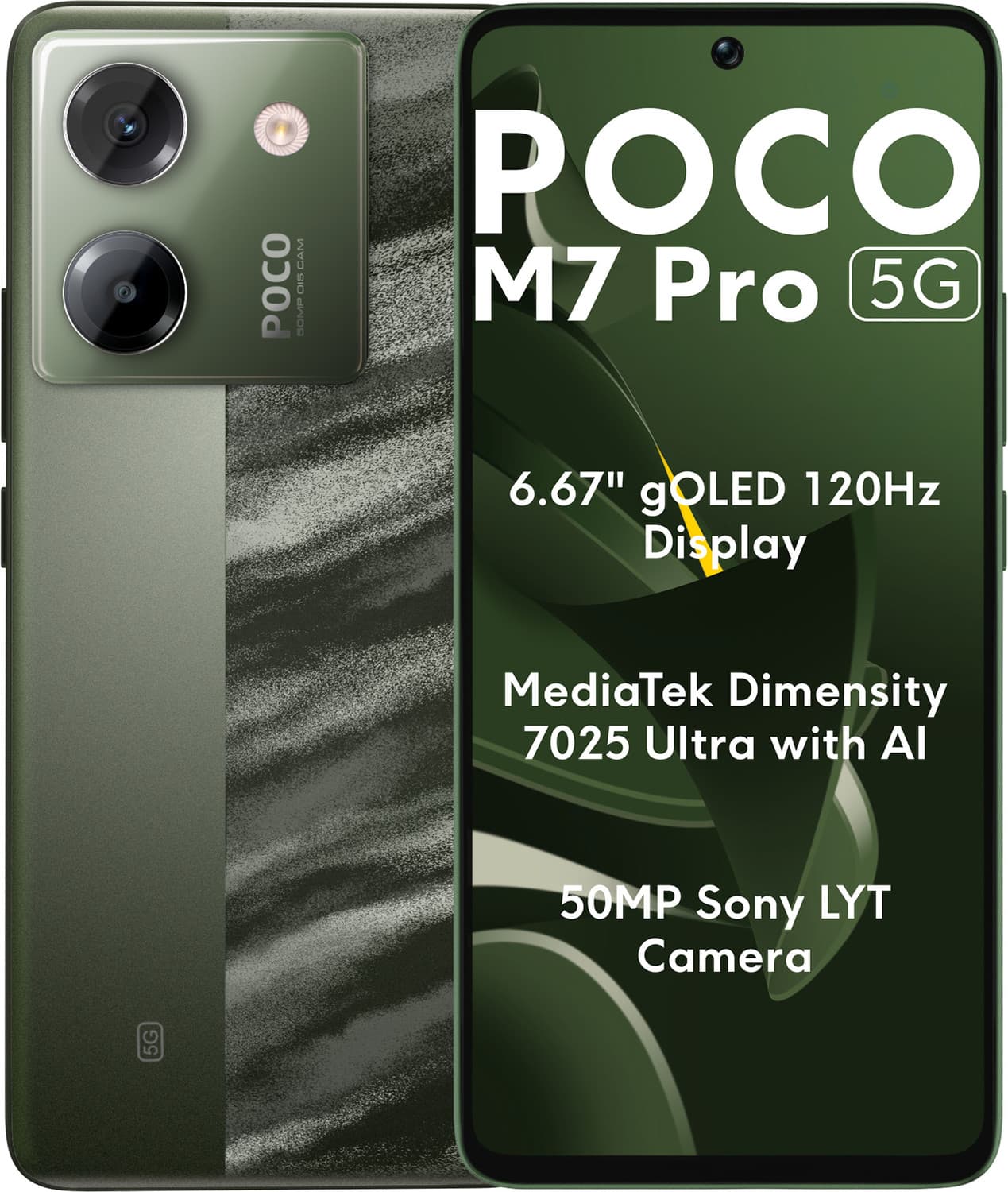 POCO M7 Pro 5G (Olive Twilight, 256 GB)