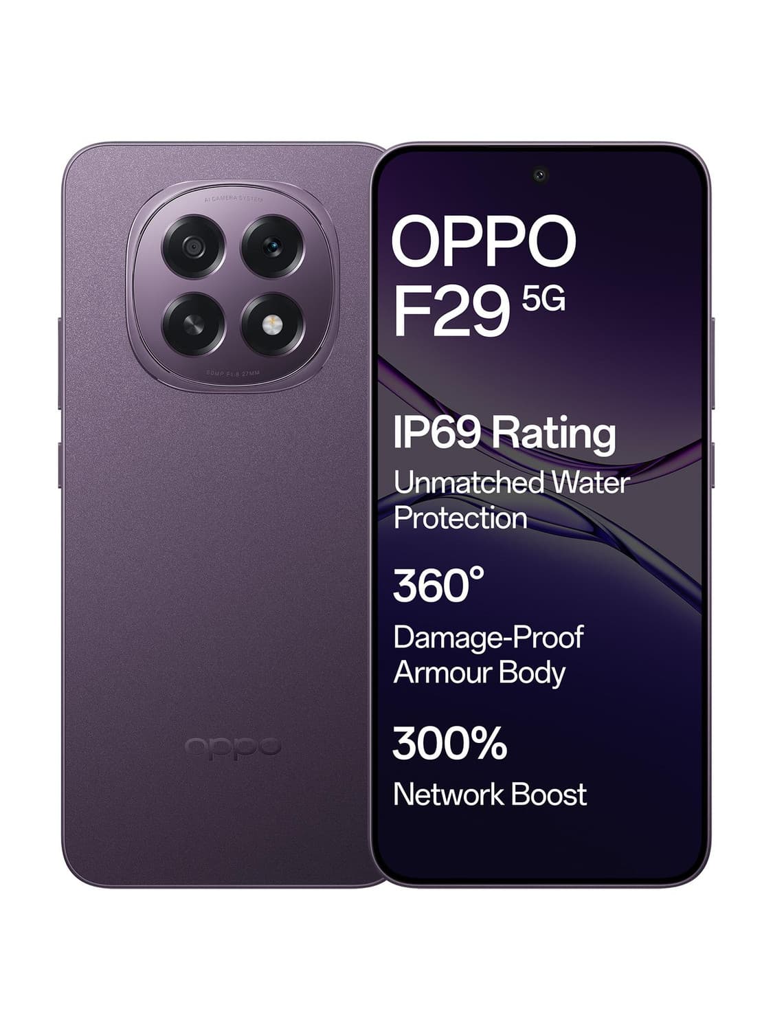 OPPO F29 5G (Solid Purple, 128 GB)