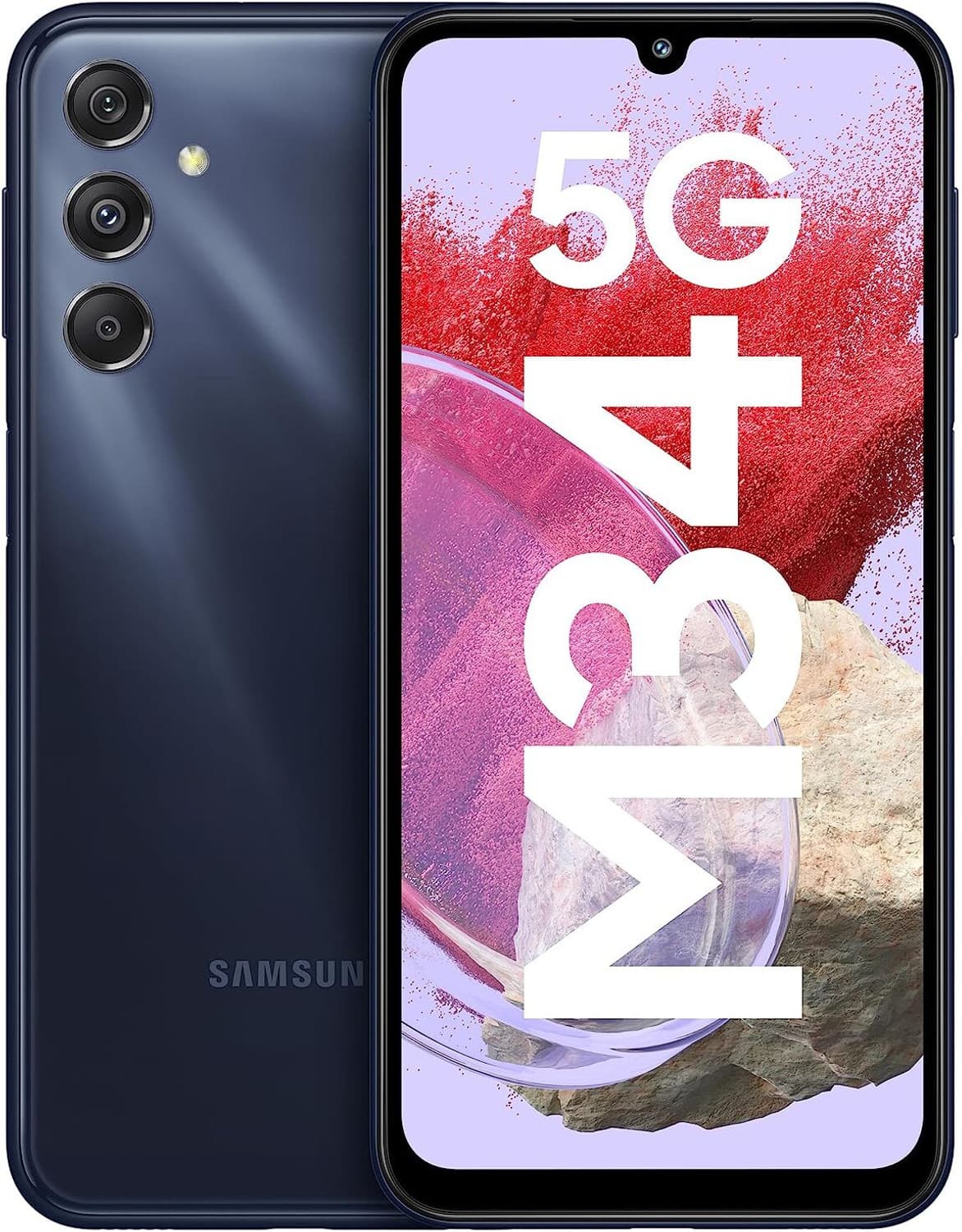 SAMSUNG Galaxy M34 5G without charger (Dark Blue, 128 GB)