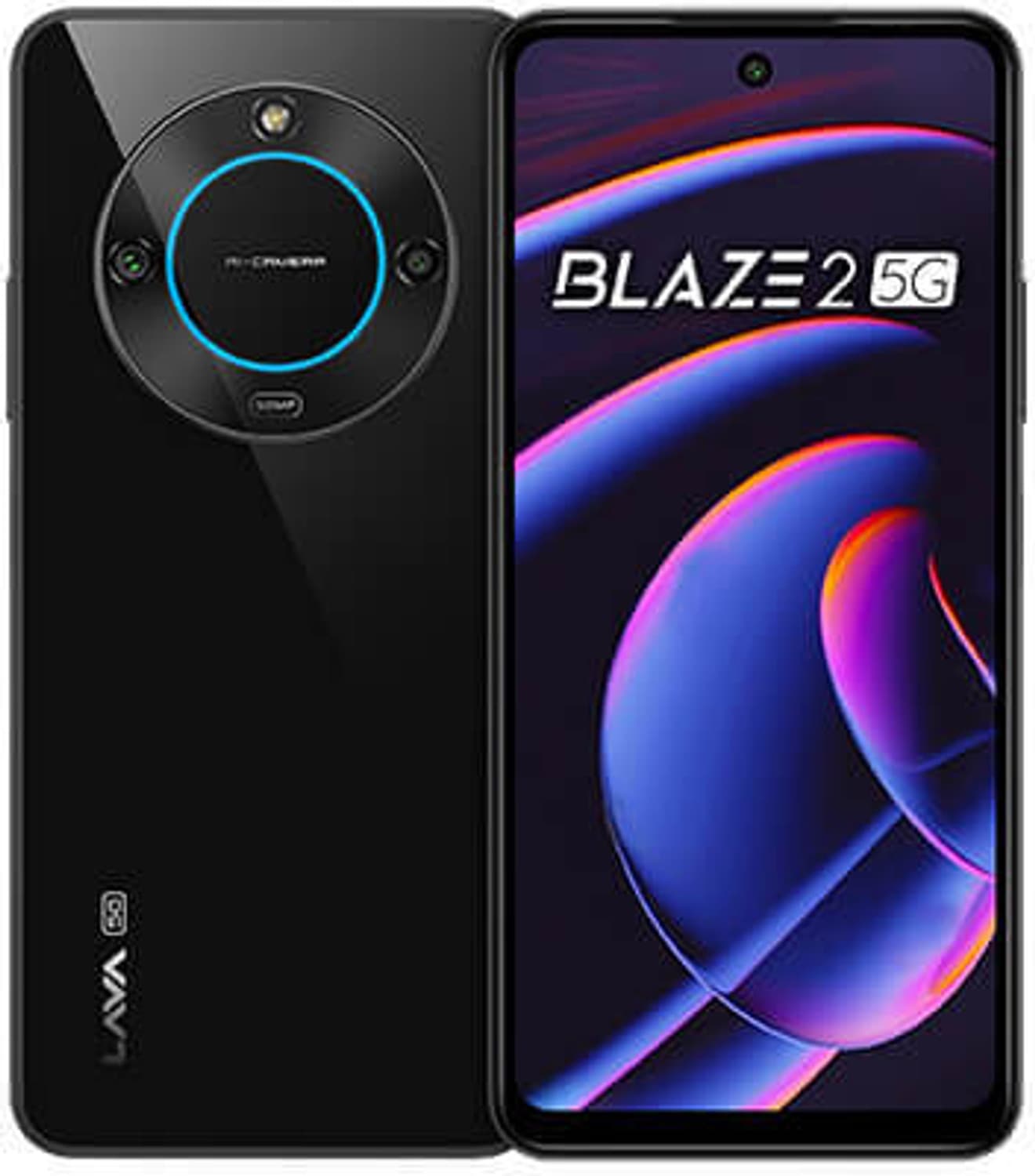 LAVA Blaze 2 5G (Glass Black, 128 GB)