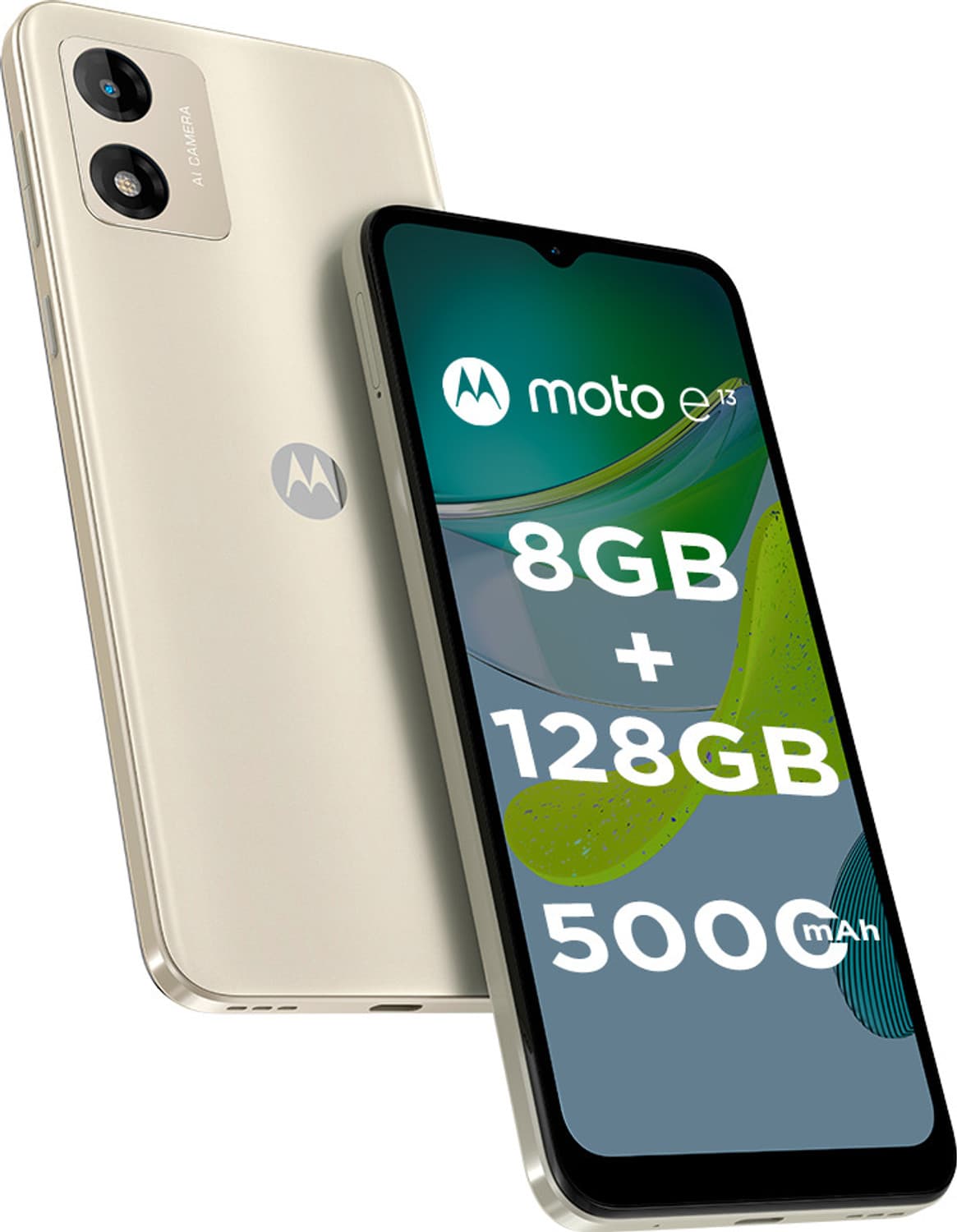 MOTOROLA e13 (Creamy White, 128 GB)