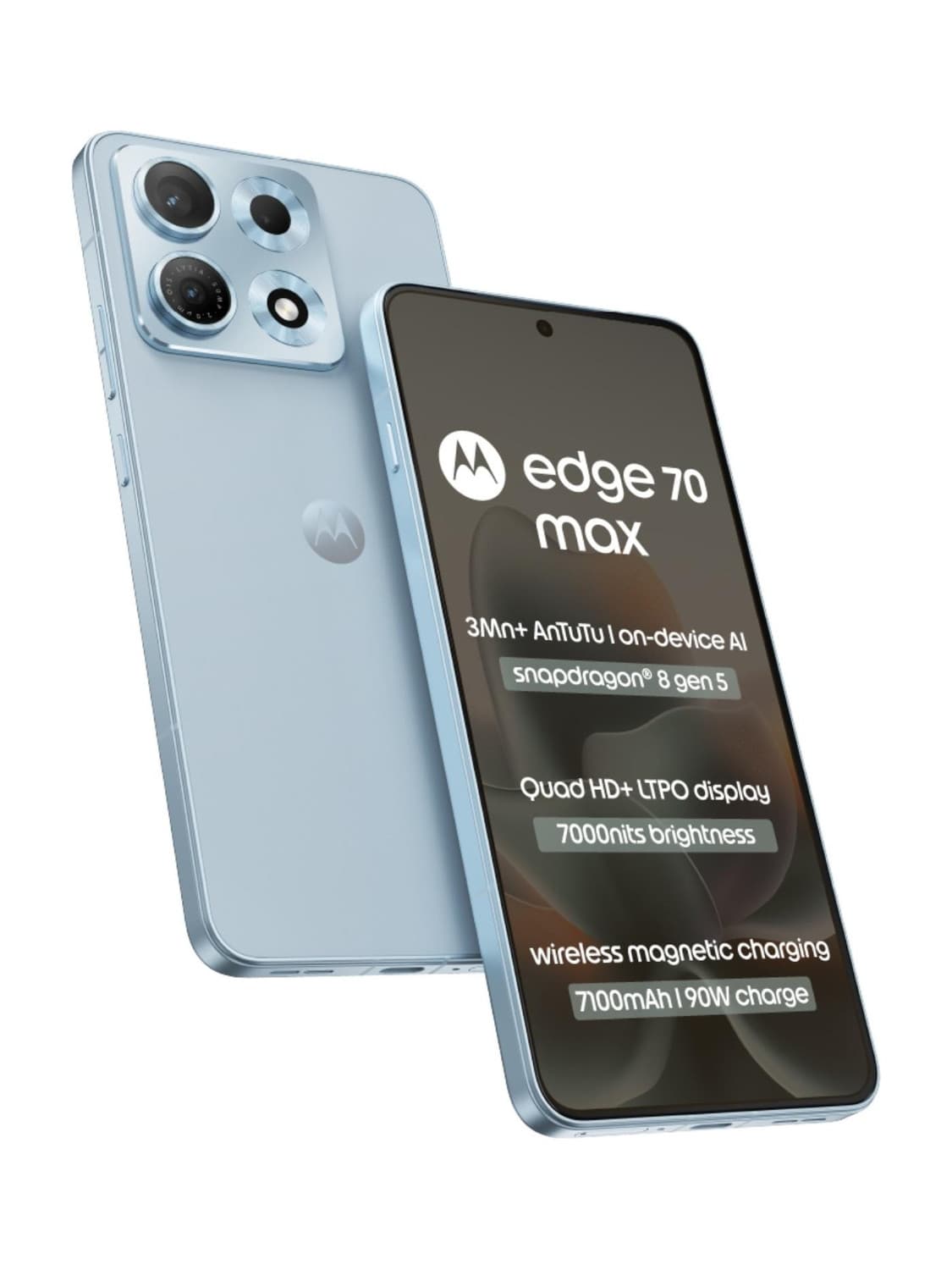 MOTOROLA Edge 70 Max (PANTONE Ice Melt, 256 GB)