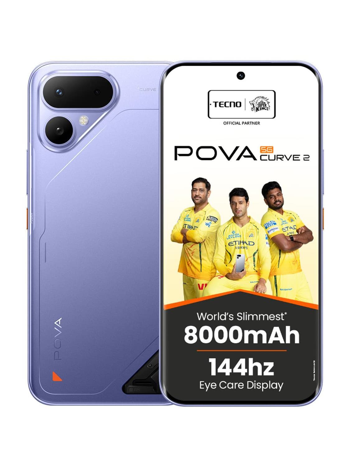 Pova Curve 2 5G (Mystic Purple, 128 GB) (8 GB RAM)