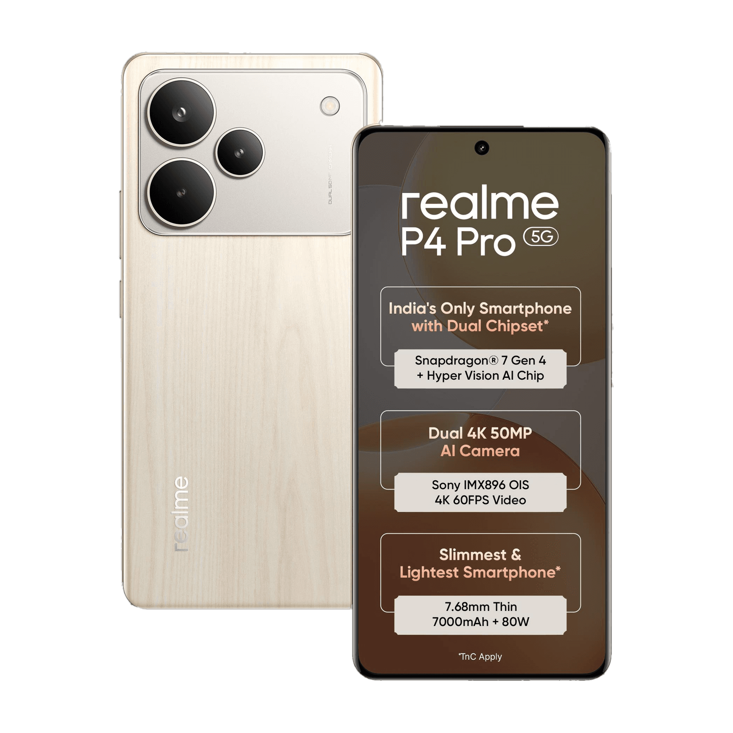 realme P4 Pro 5G (Birch Wood, 128 GB)