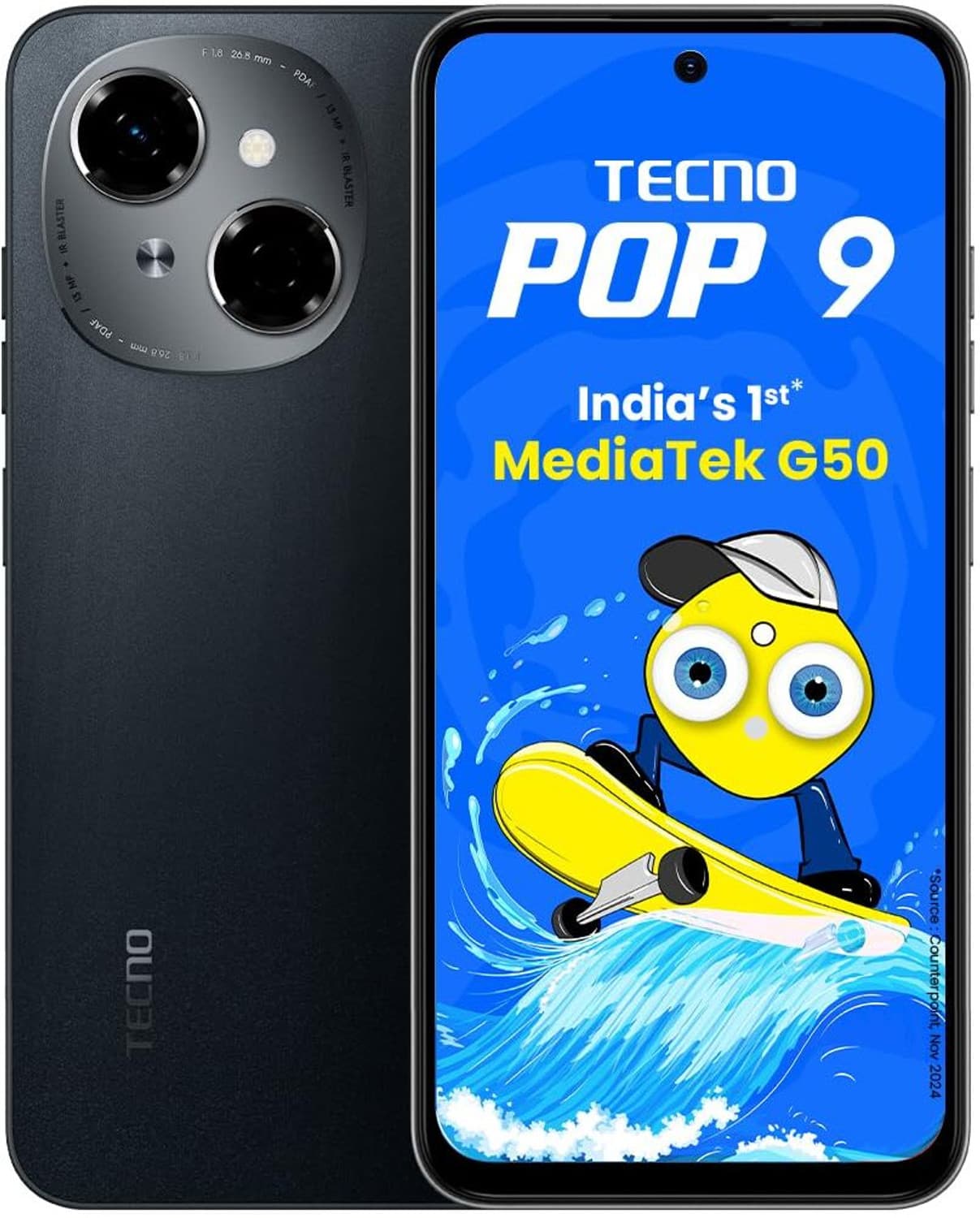 Tecno POP 9 (Startrail Black, 64 GB)