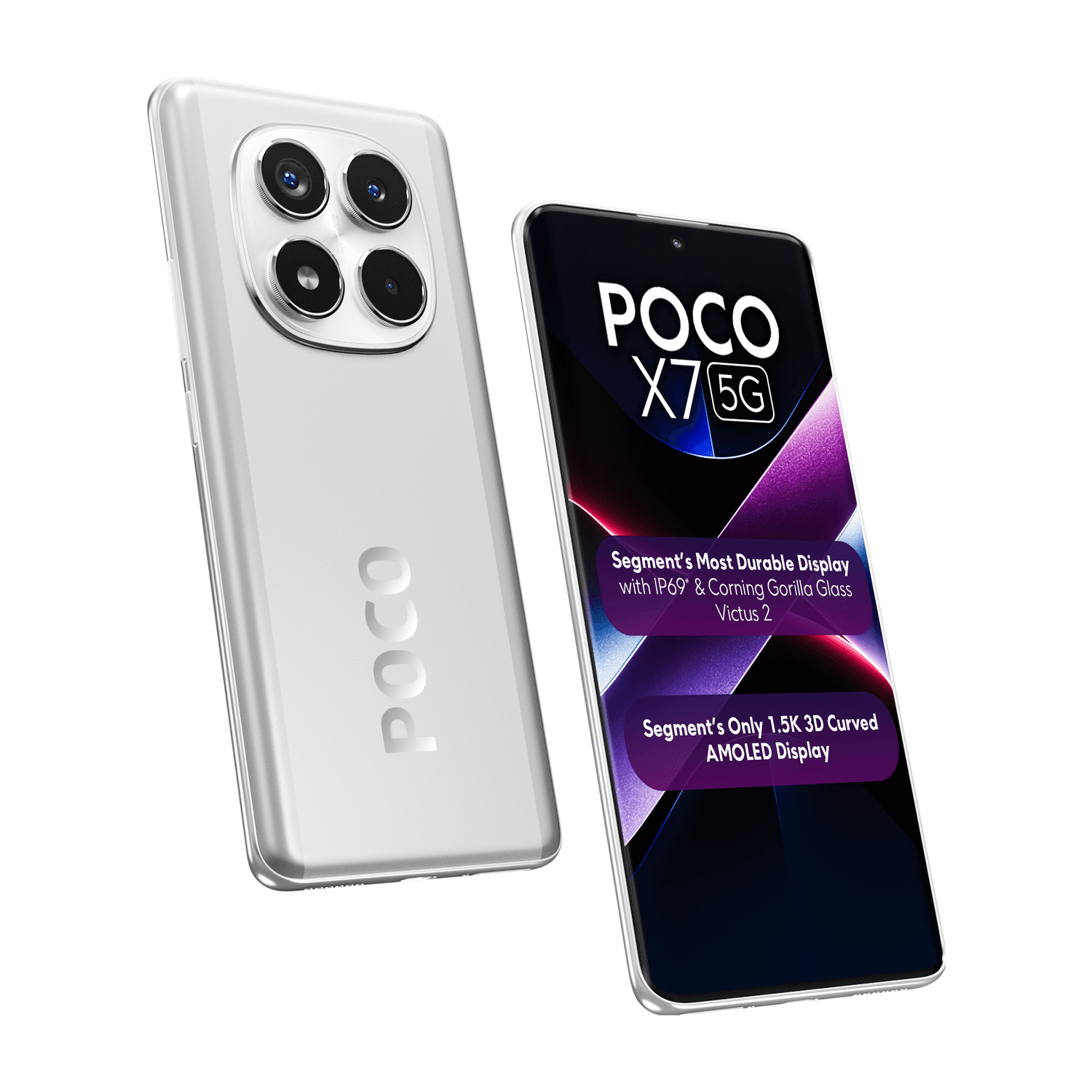 POCO X7 5G (Cosmic Silver, 256 GB)