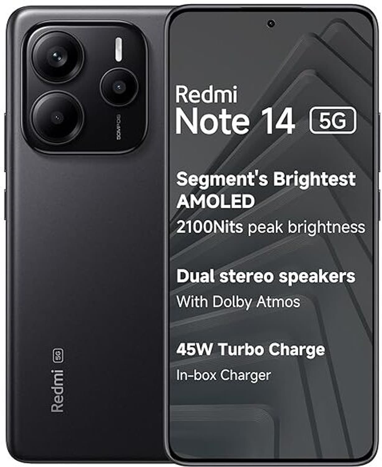 REDMI Note 14 5G (Titan Black, 128 GB)