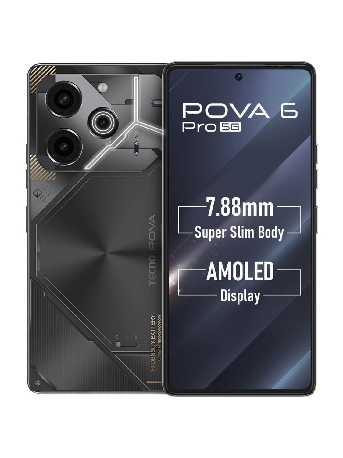 Tecno Pova 6 Pro 5G (Meteorite Grey, 256 GB)