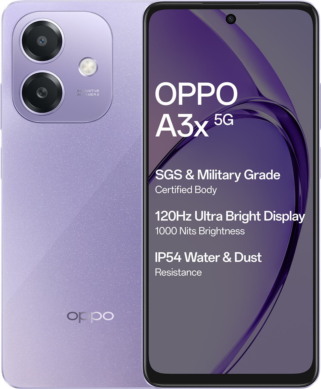 OPPO A3x 5G (Starry Purple, 64 GB)