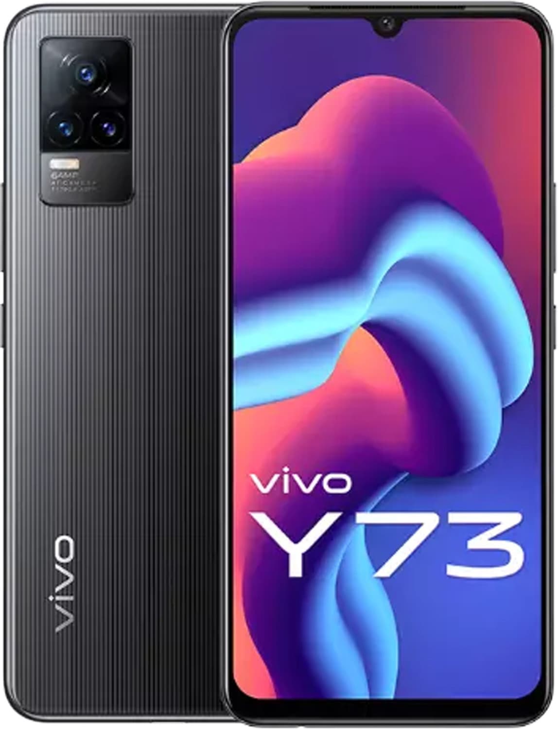 vivo Y73 (Roman Black, 128 GB) (8 GB RAM)
