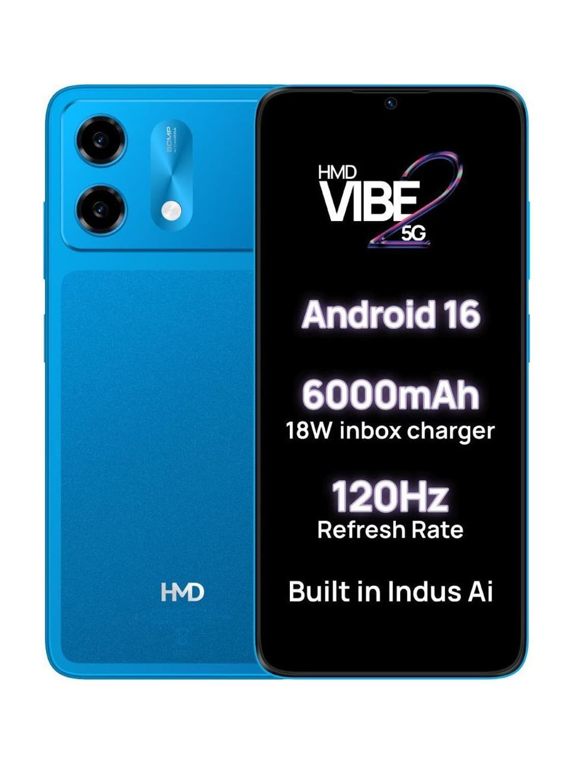 VIBE2 5G (Nordic Blue, 128 GB) (6 GB RAM)