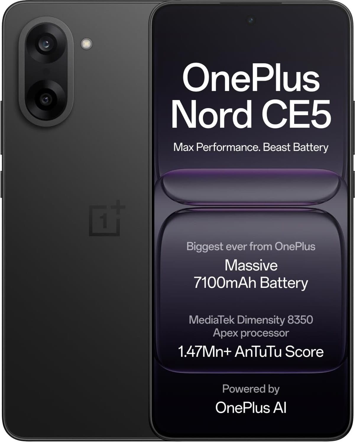OnePlus Nord CE5 5G (Black Infinity, 256 GB)