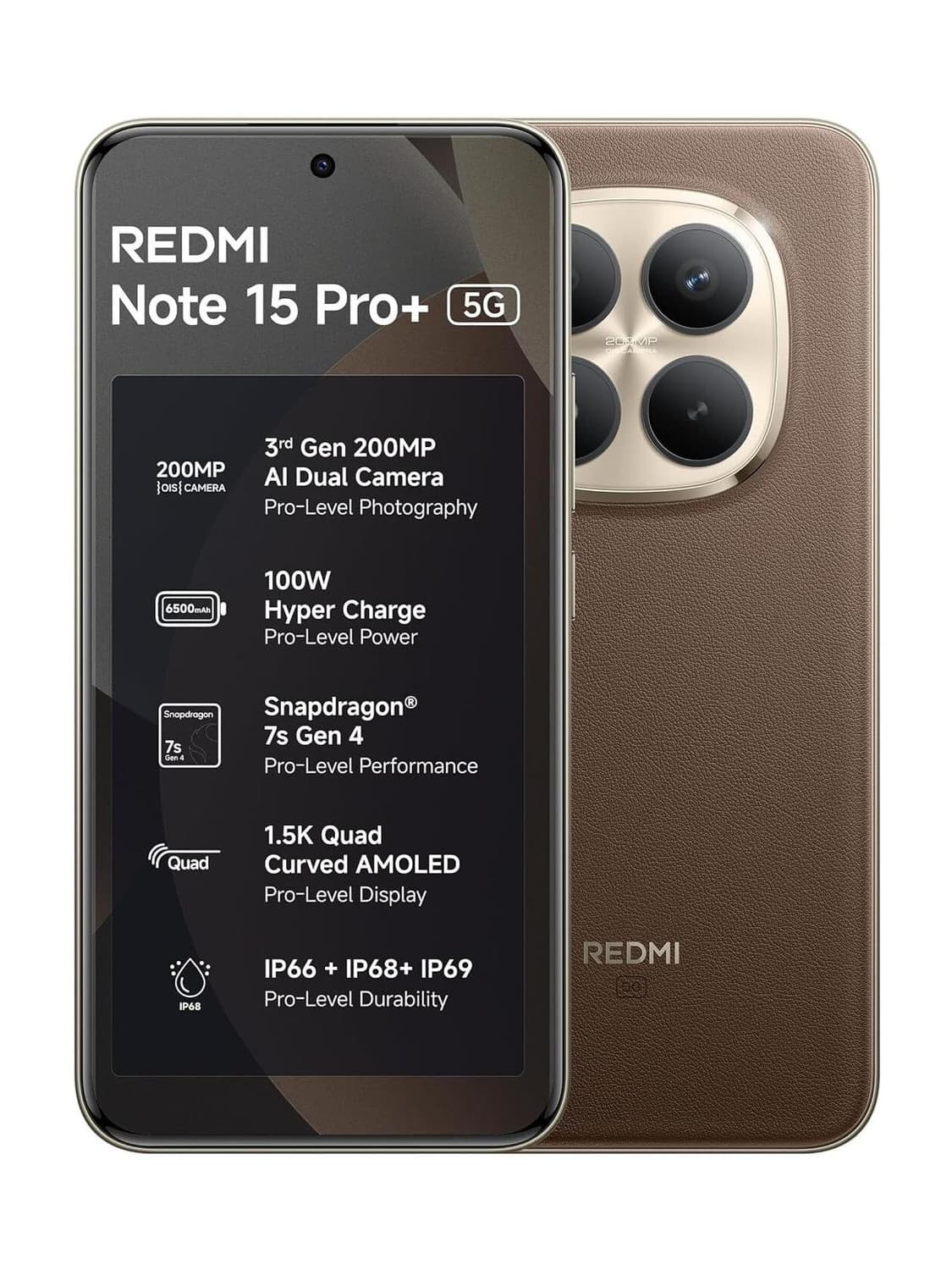 Note 15 Pro + 5G (Coffee Mocha, 256 GB) (12 GB RAM)