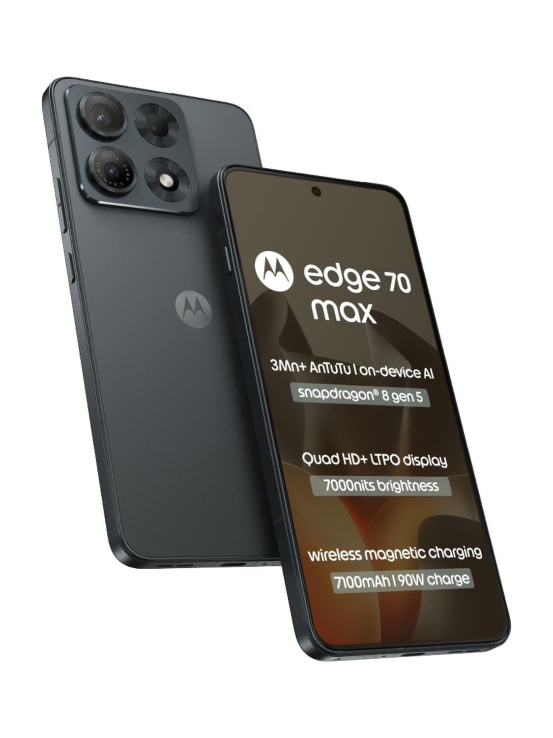 Edge 70 Max (PANTONE Dark Shadow, 256 GB) (8 GB RAM)