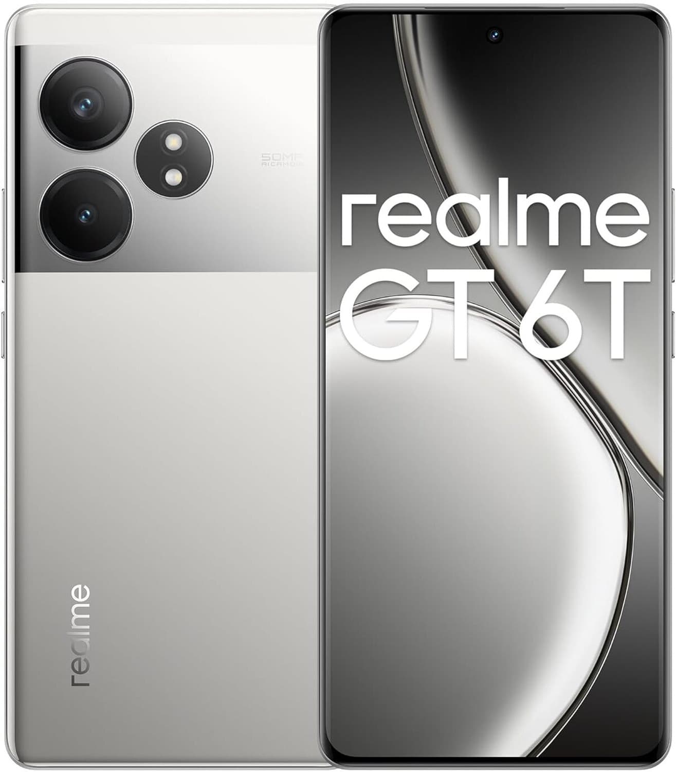 realme GT 6T 5G (Fluid Silver, 512 GB)