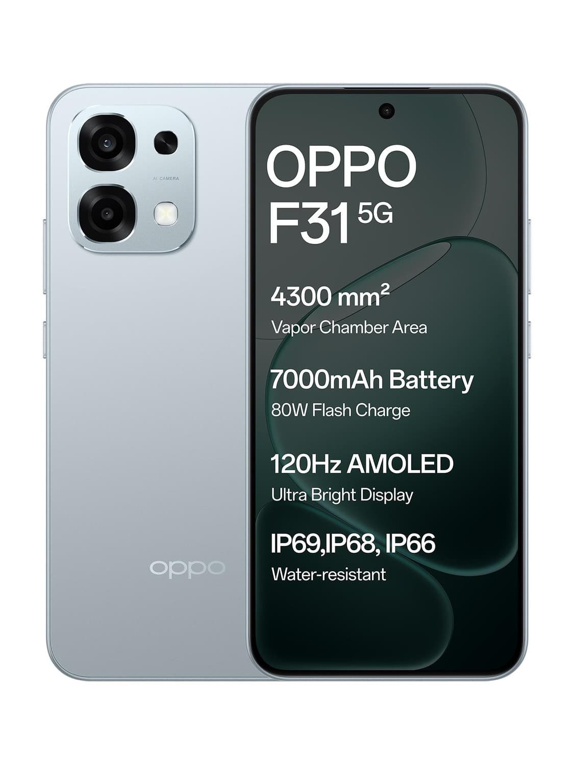 OPPO F31 5G (Cloud Green, 256 GB)