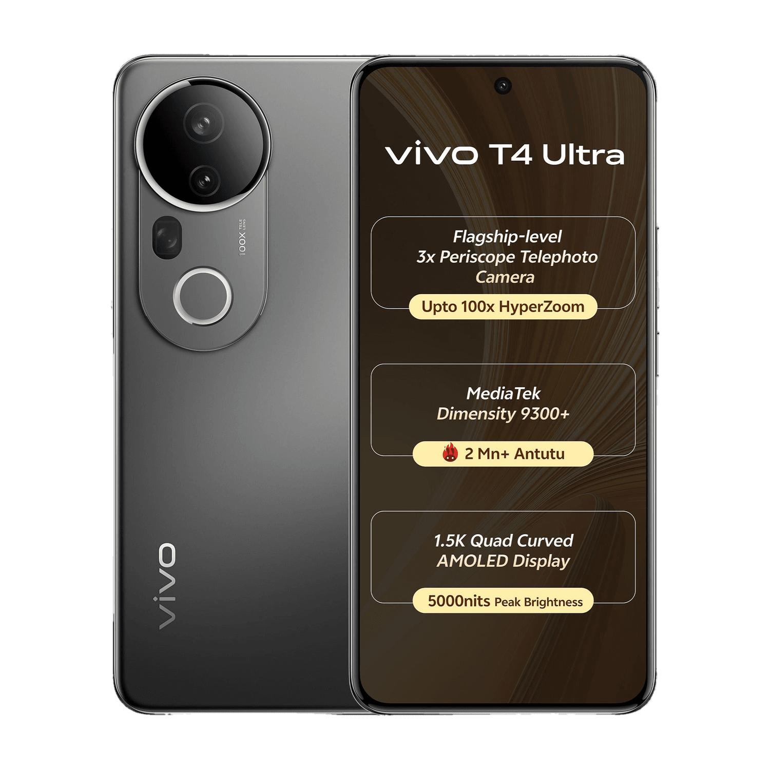 vivo T4 Ultra 5G (Meteor Grey, 512 GB)