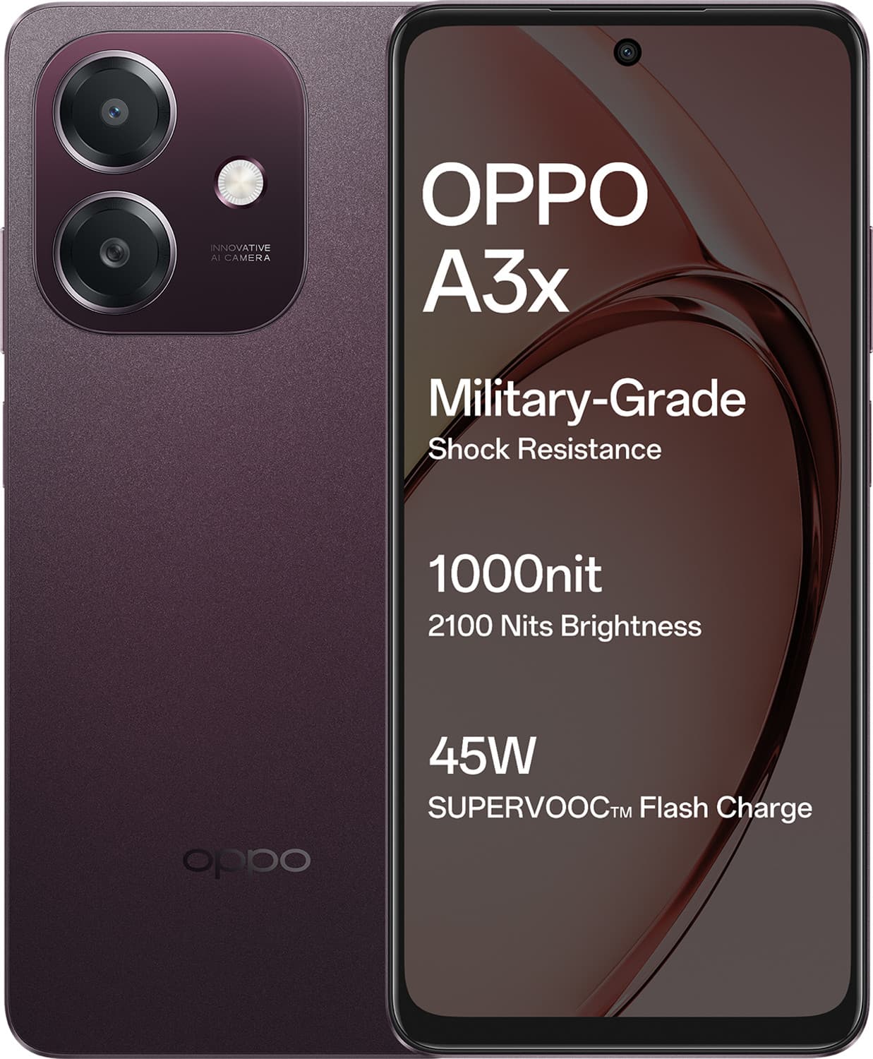 OPPO A3x (Nebula Red, 64 GB)