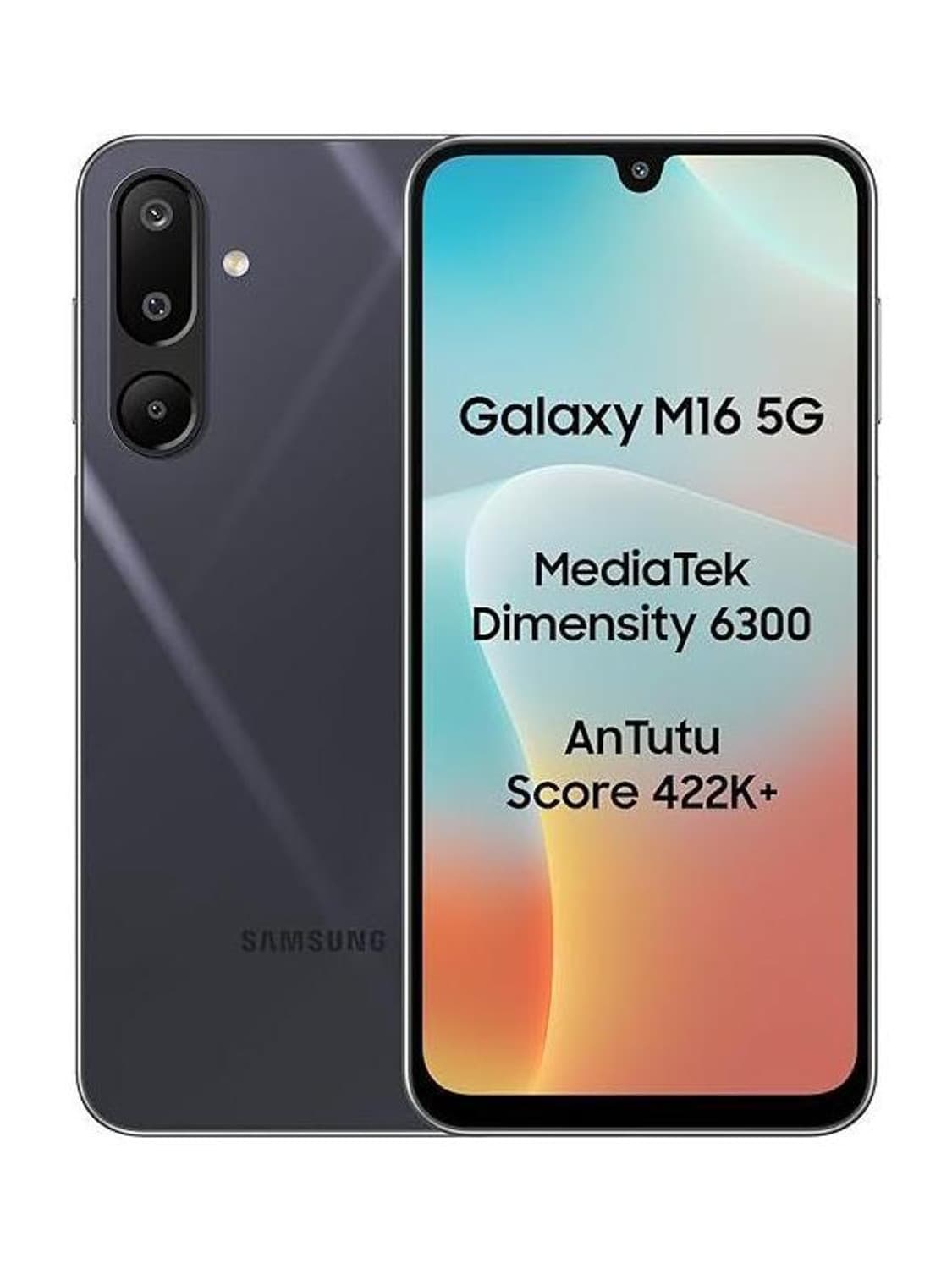 SAMSUNG Galaxy M16 5G (Thunder Black, 128 GB)