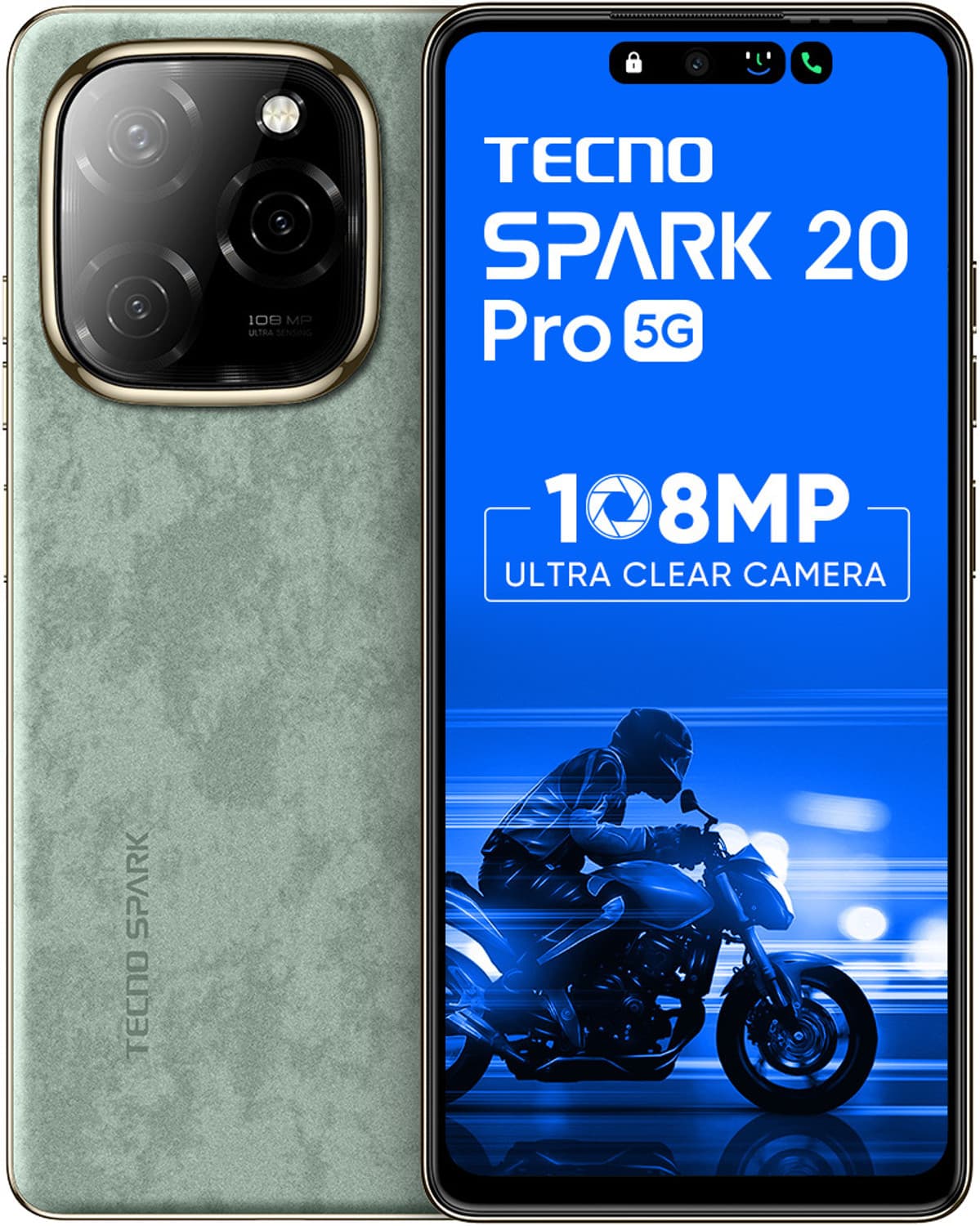 Tecno Spark 20 Pro 5G (Neon Green, 128 GB)