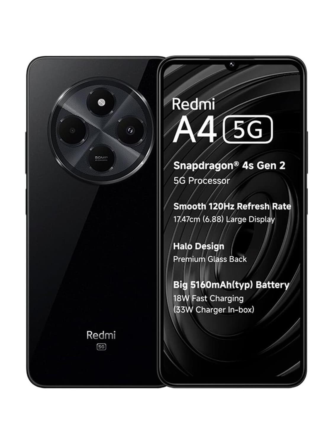 REDMI A4 5G (Starry Black, 64 GB)