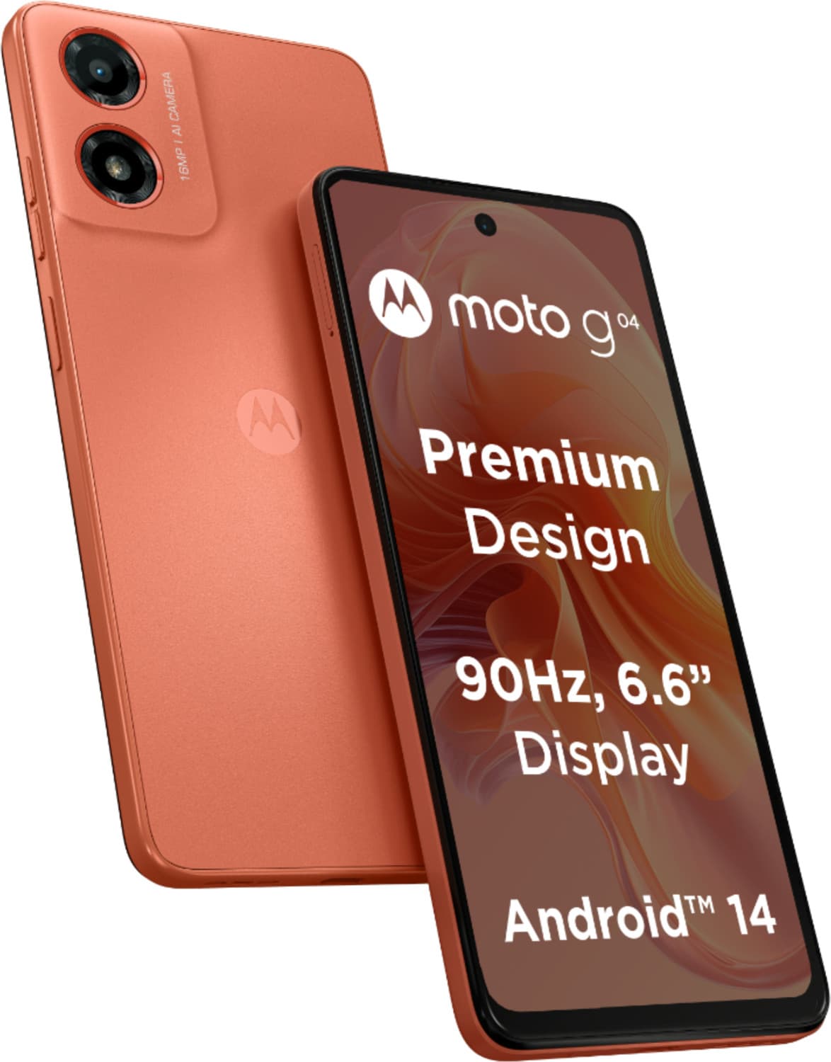 MOTOROLA G04 (Sunrise Orange, 64 GB)