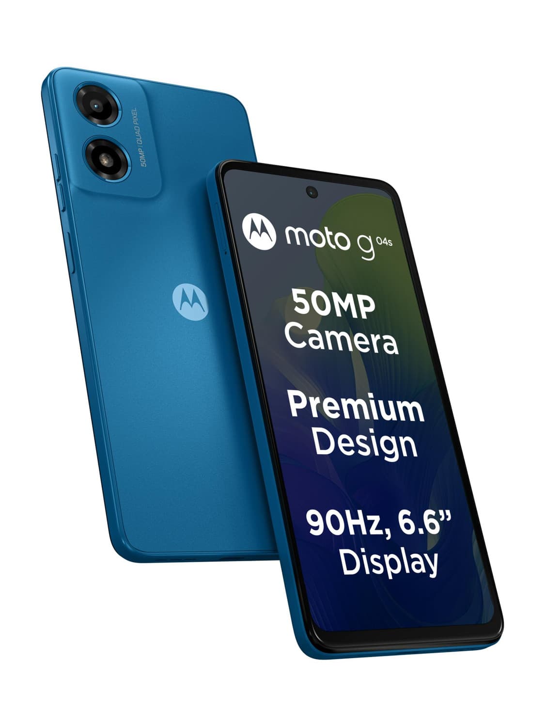 Motorola g04s (Satin Blue, 64 GB)