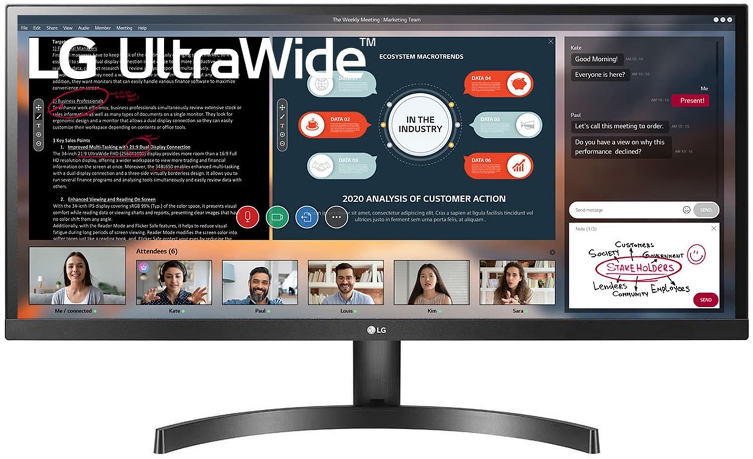 LG 29 inch WFHD LED Backlit IPS Panel UltraWide Monitor (29WL500) (Response Time: 5 ms, 75 Hz Refresh Rate)