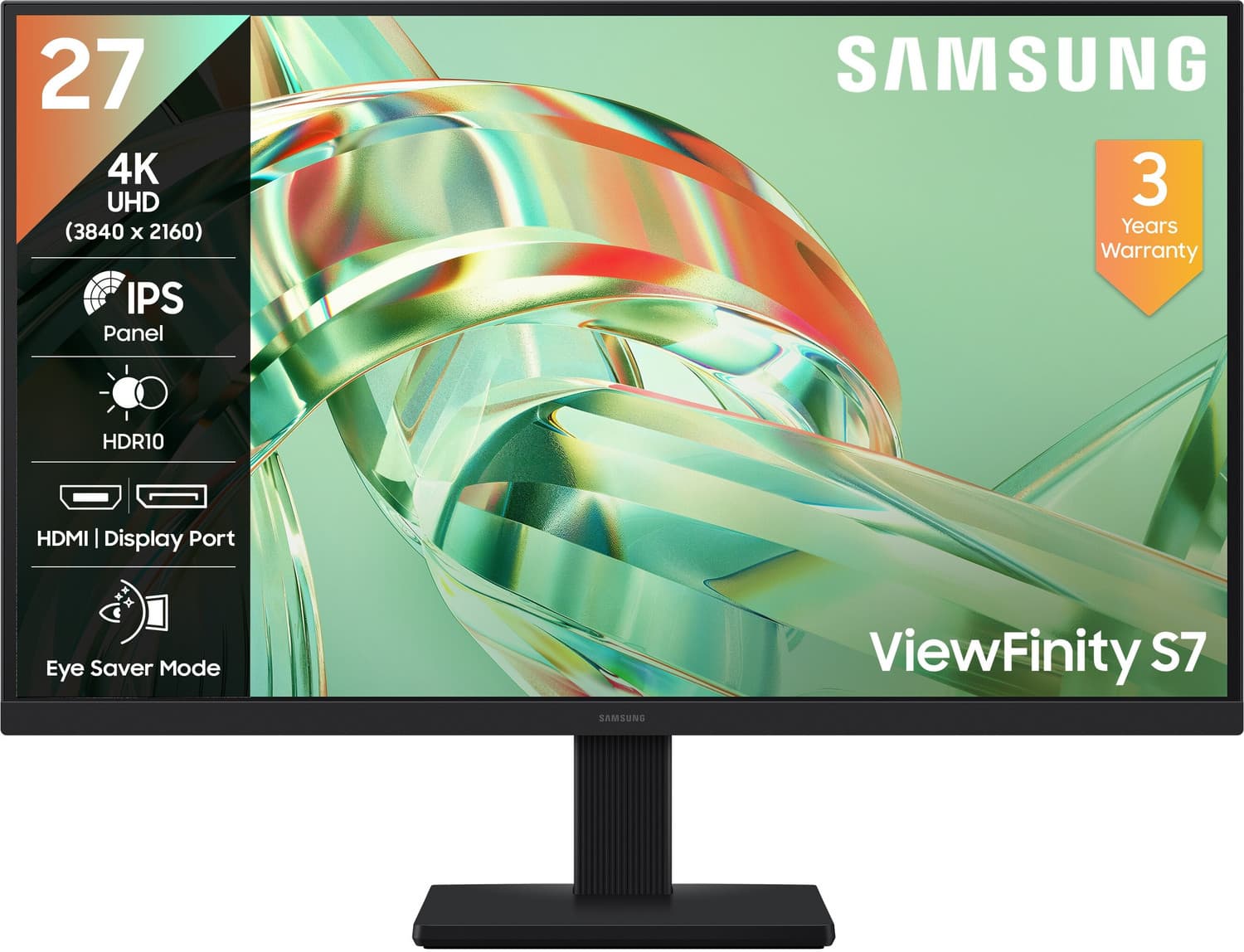 samsung viewfinity s7 monitor 68 4 cm 27 inches uhd led backlit ips panel gaming ls27h710eawxxl