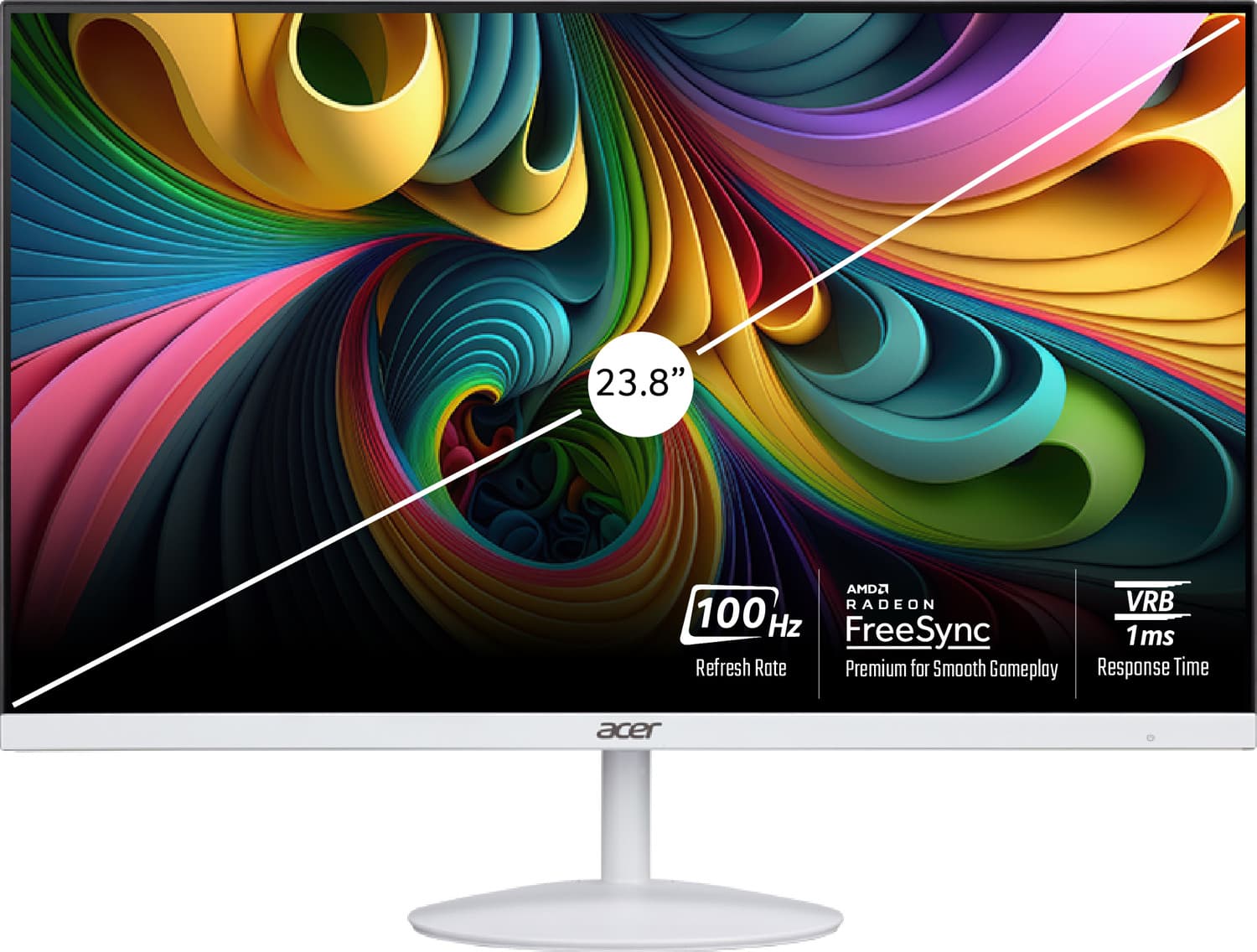 Acer 23.8 inch Full HD LED Backlit IPS Panel Monitor (SA242YE)