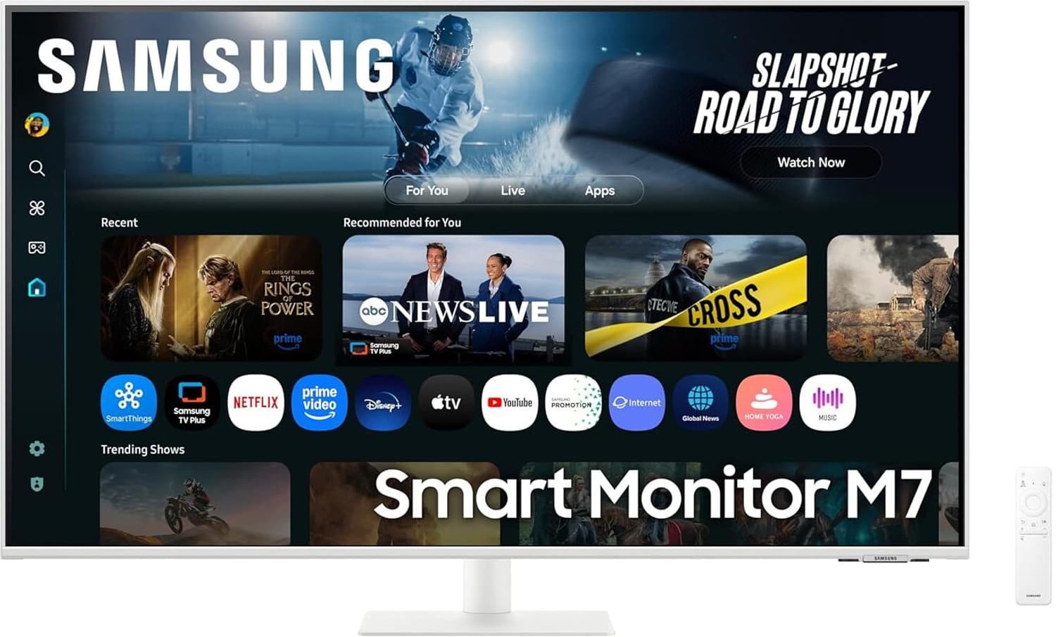 Samsung 109.22 cm (43 inch) Full HD VA Panel Monitor (LS43FM701UWXXL) (Response Time: 5 ms, 60 Hz Refresh Rate)