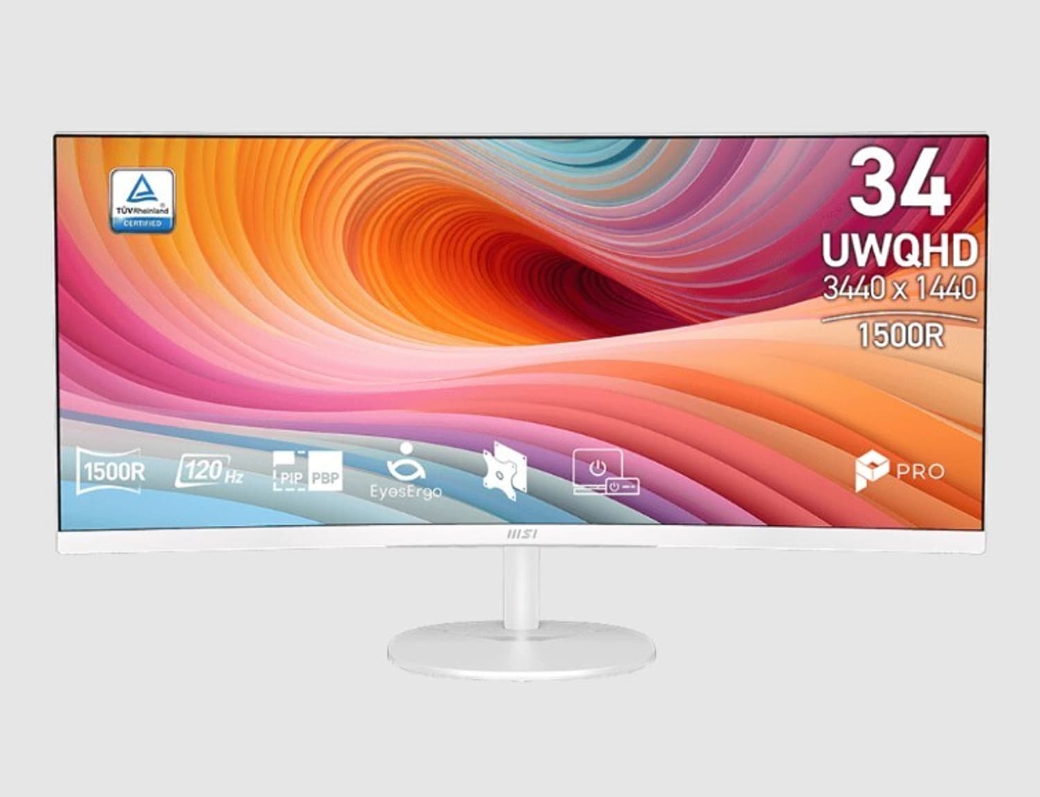 msi 86 36 cm 34 inch curved hd va panel monitor pro mp341cqw e12