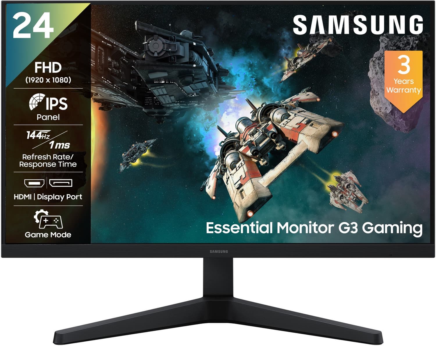 samsung g3 gaming monitor 153 42 cm 61 cm full hd led backlit ips panel ls24hg310ewxxl
