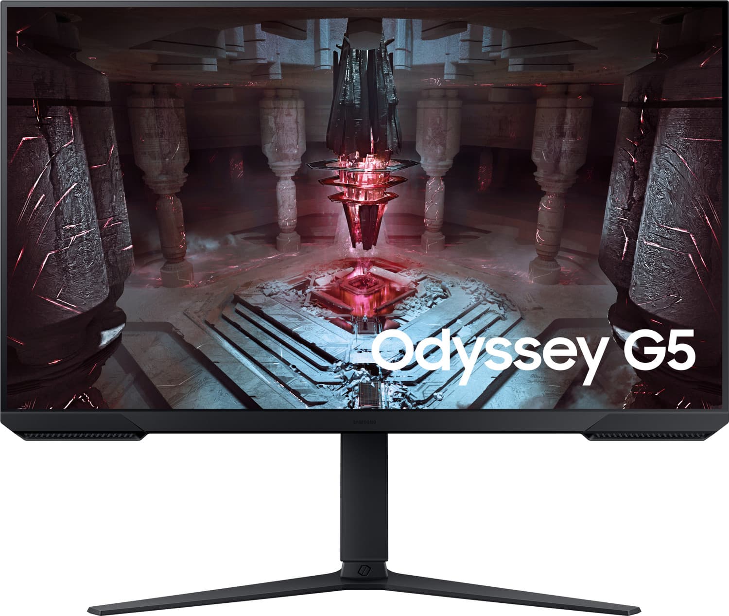 SAMSUNG Odyssey G5 32 inch UWQHD VA Panel with HDR10, Height Adjustable Stand, Flat Gaming Monitor (LS32CG510EWXXL)