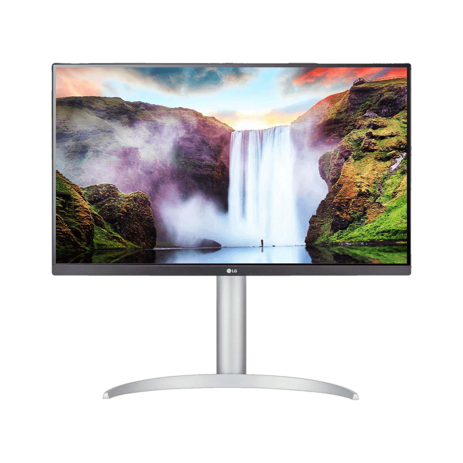 LG Ultra Fine Monitor 27 inch 4K Ultra HD LED Backlit with VESA DisplayHDR 400, USB-Type C, DCI-P3 95% Color Gamut, 3-Side Virtually Borderless Display, Height/Pivot/Tilt Adjustable Stand Monitor (27UP850-W.ATR)