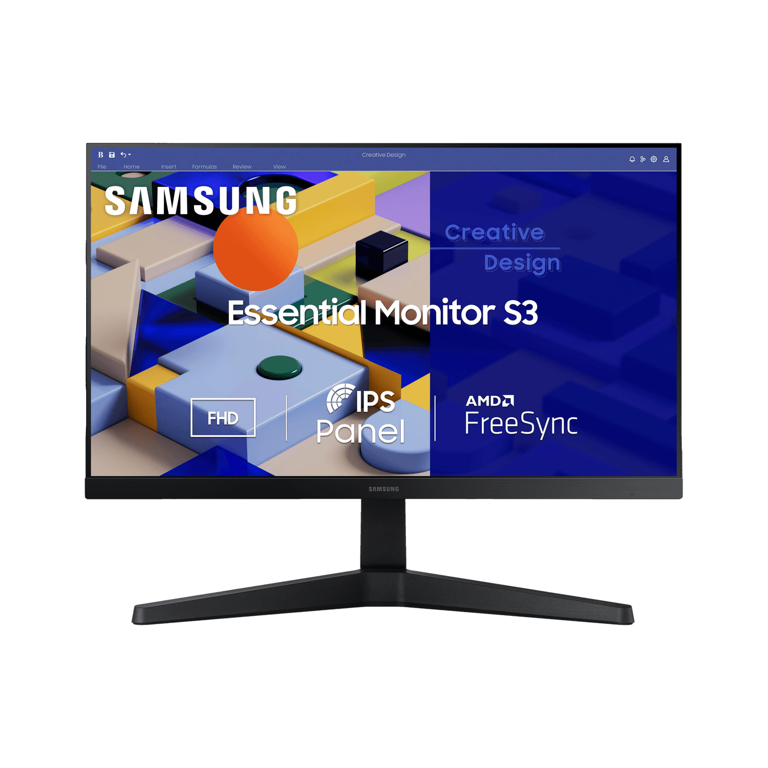SAMSUNG 22 inch Full HD IPS Panel Monitor (LF22T354FHWXXL) (Response Time: 5 ms, 75 Hz Refresh Rate)