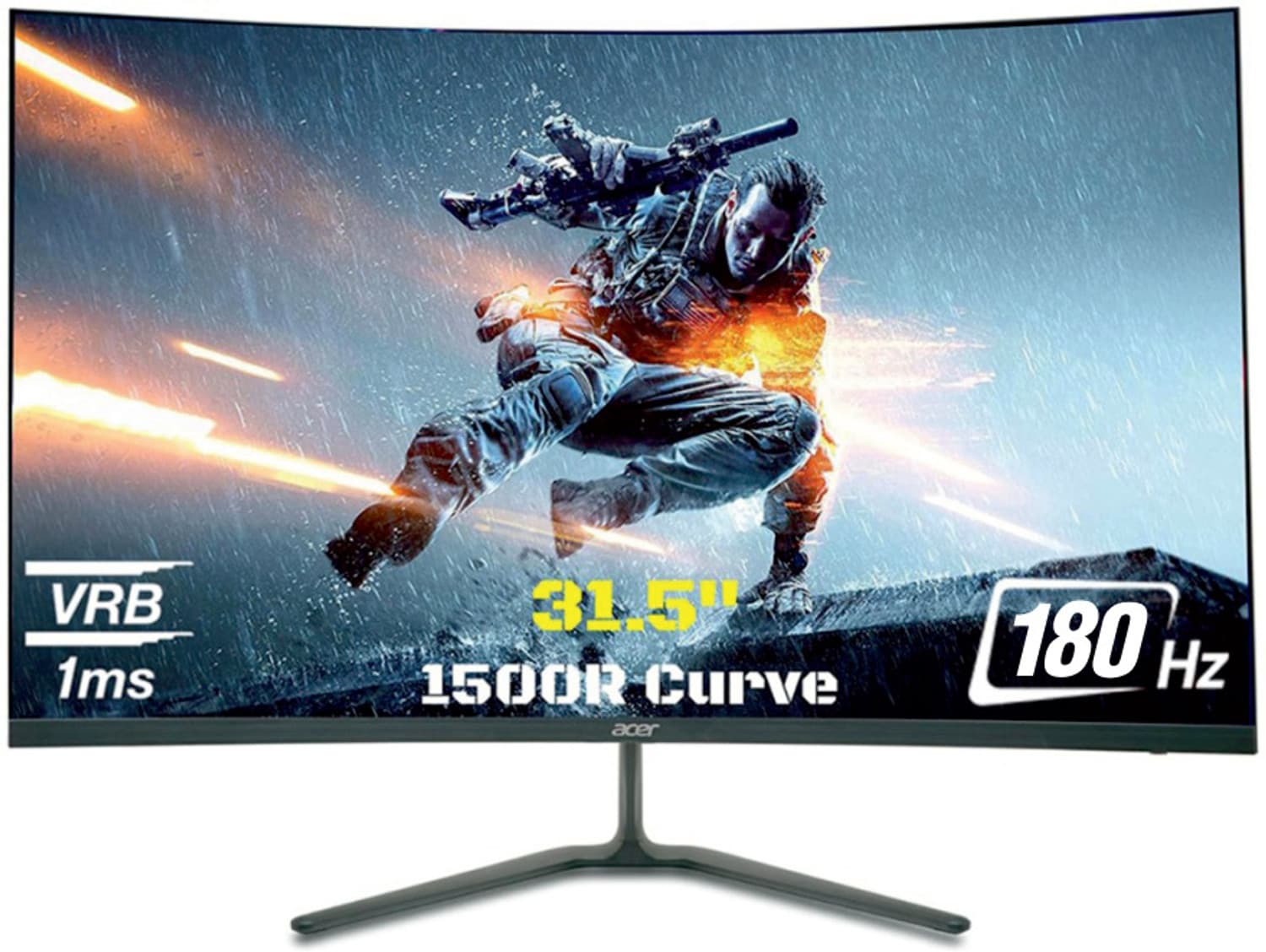 acer nitro 80 01 cm 32 inch curved full hd led backlit va panel gaming monitor ed320qr s3
