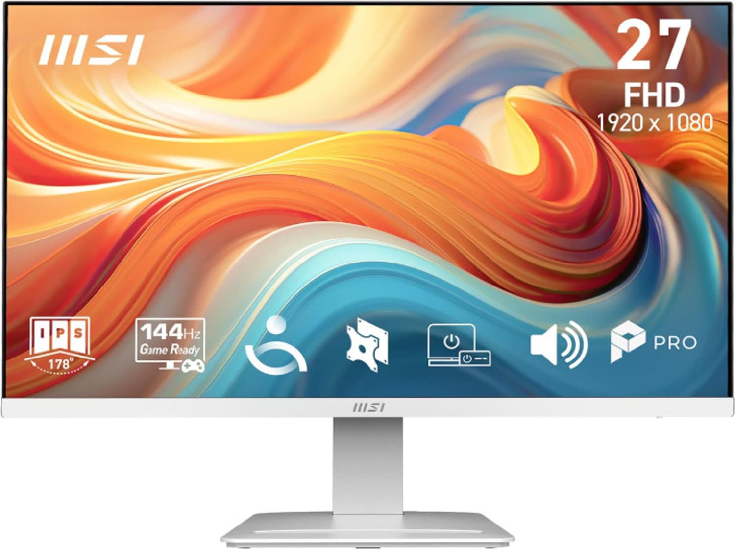 msi 68 58 cm 27 inch full hd led backlit ips panel monitor pro mp273w e14a