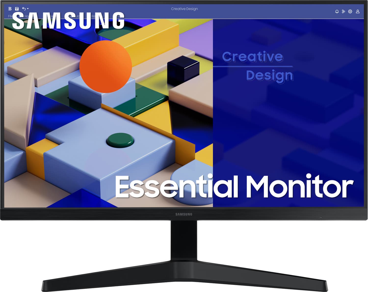 SAMSUNG 27 inch Full HD LED Backlit IPS Panel Frameless Gaming Monitor (LF27T350FHWXXL) (AMD Free Sync, Response Time: 5 ms, 75 Hz Refresh Rate)