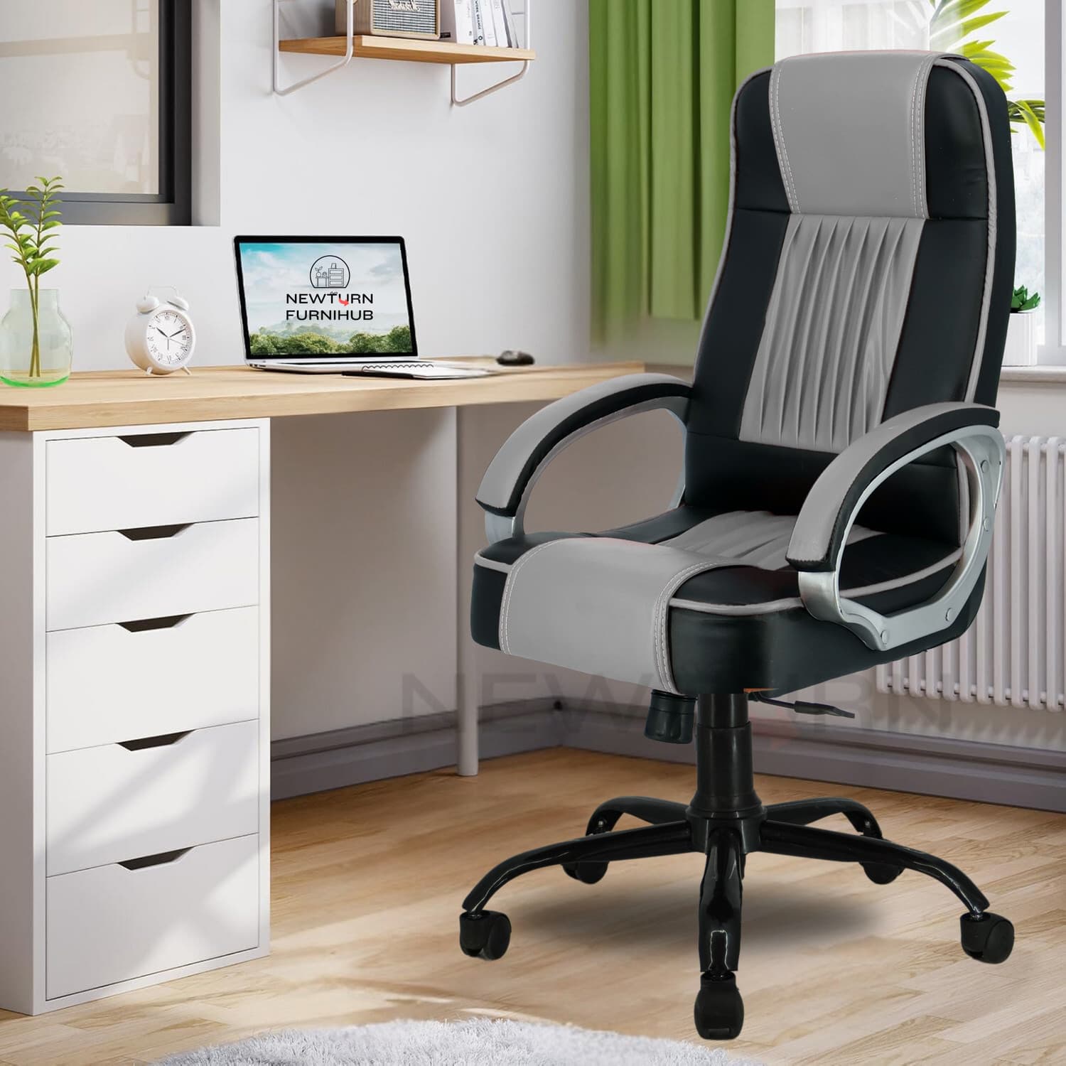 Newturn Leather Office Executive Chair
